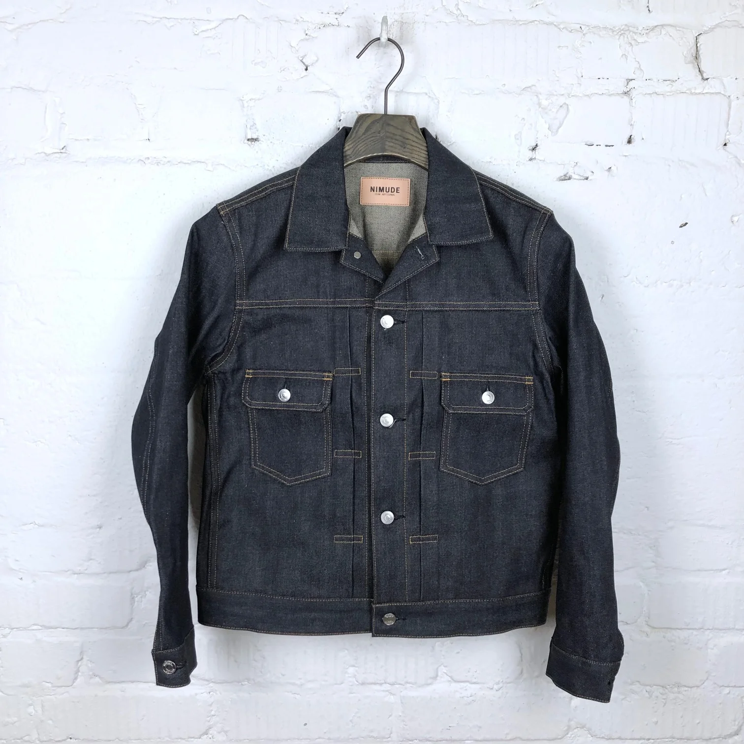 nimude | mas 13.5oz selvedge raw denim jacket