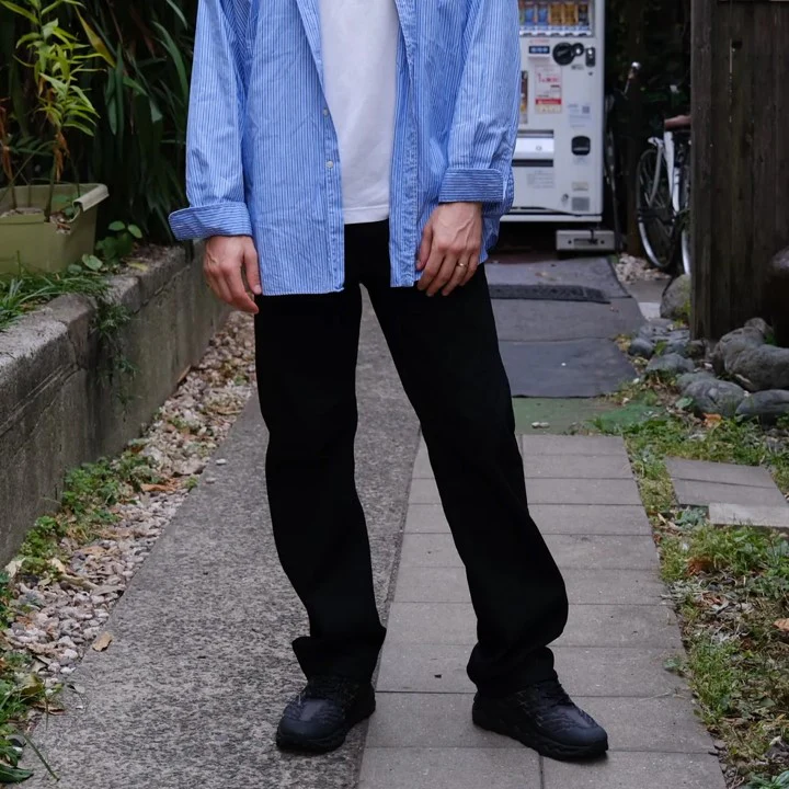 nimude | vinz 13oz black jeans - wide straight - Image 2