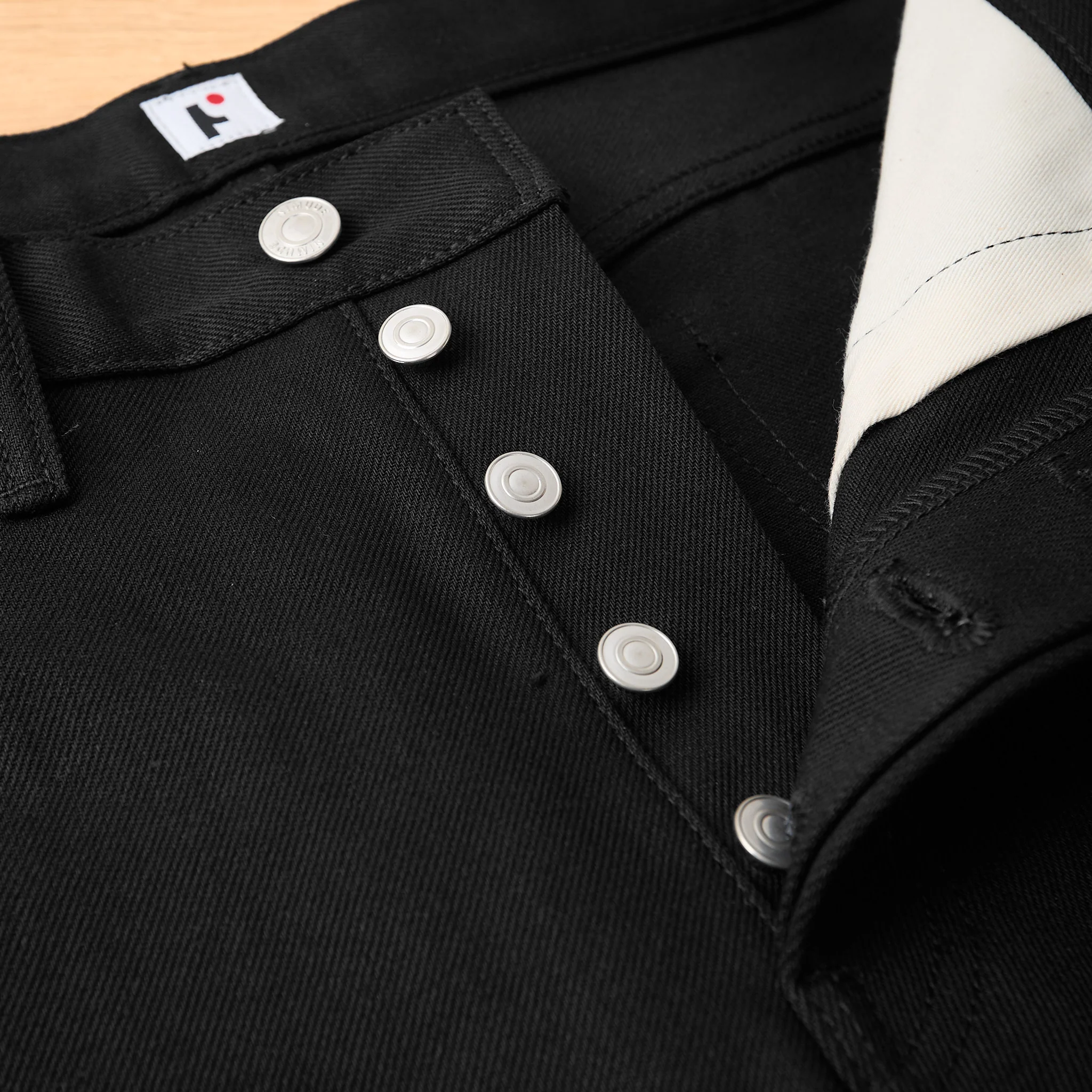 nimude | vinz 13oz black jeans - wide straight - Image 6