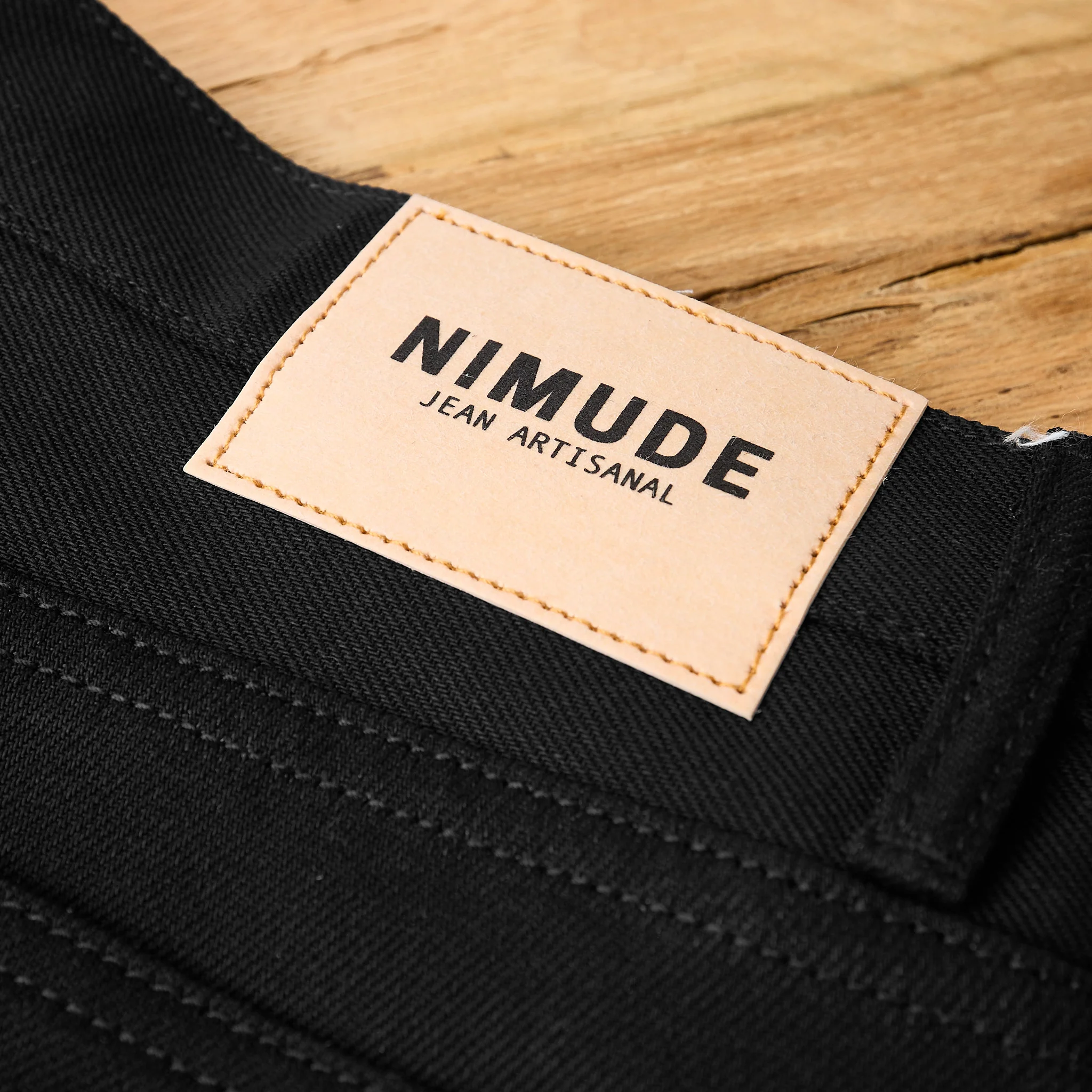 nimude | vinz 13oz black jeans - wide straight - Image 8