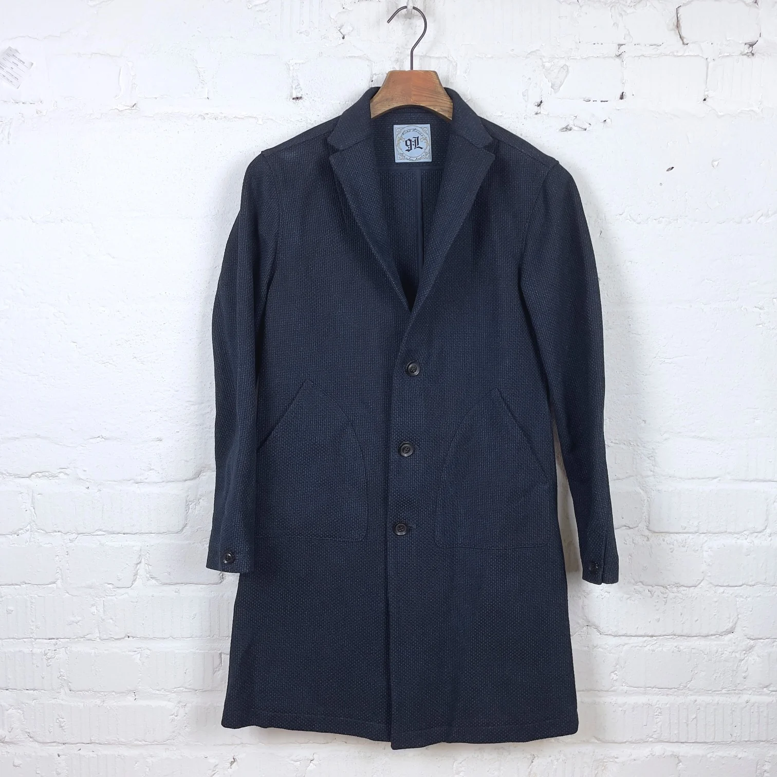 nine lives | indigo sashiko duster coat