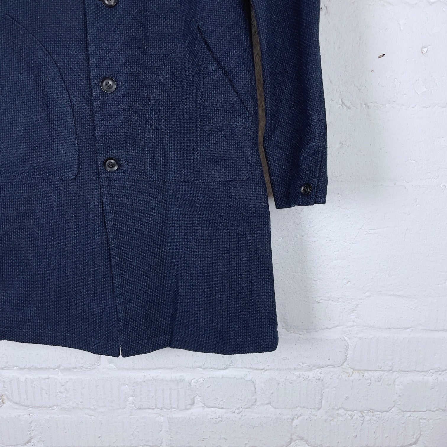 nine lives | indigo sashiko duster coat - Image 13
