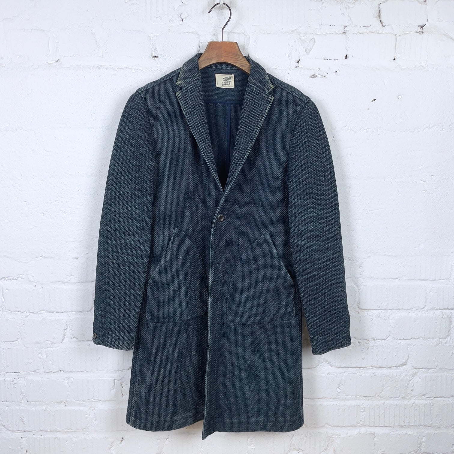 nine lives | indigo sashiko duster coat - Image 15