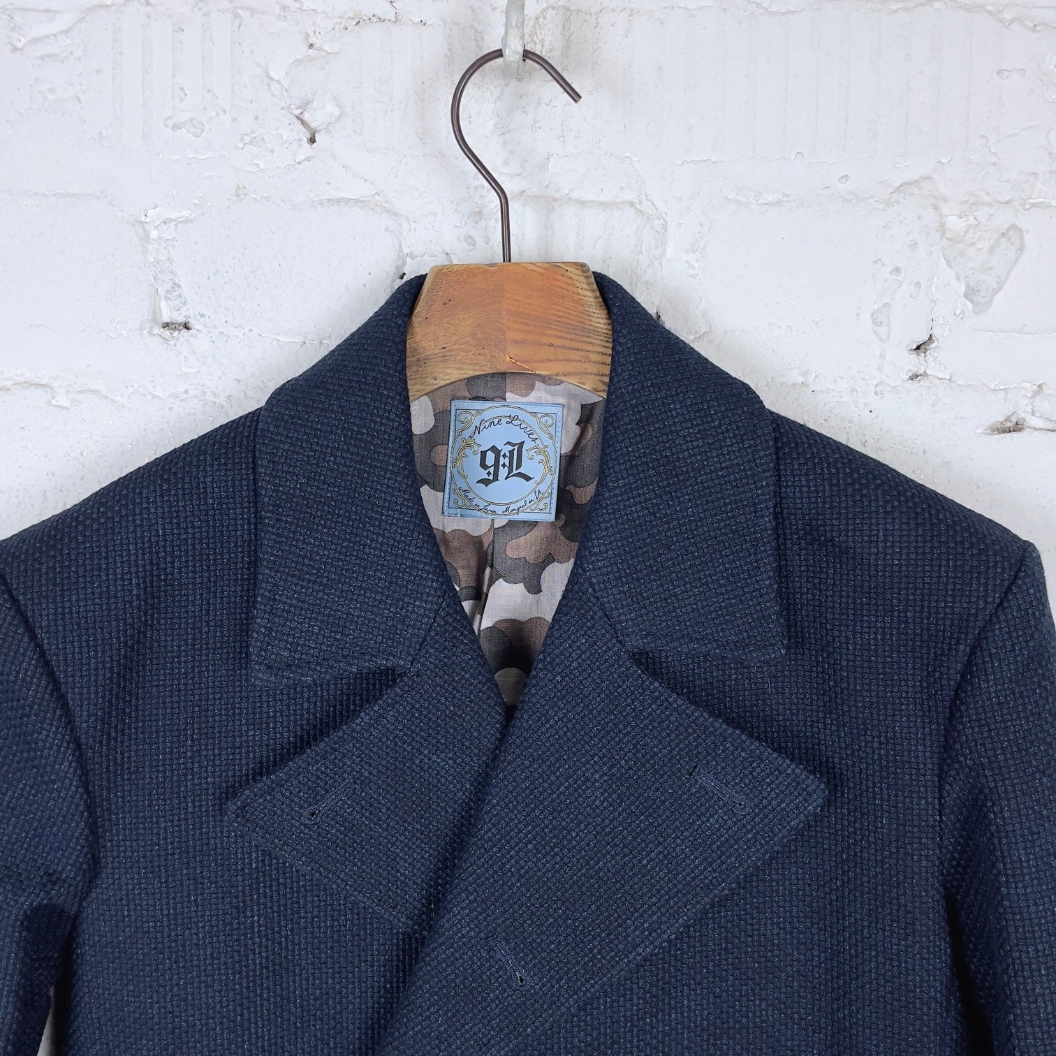 nine lives | indigo sashiko ulster coat - Image 4