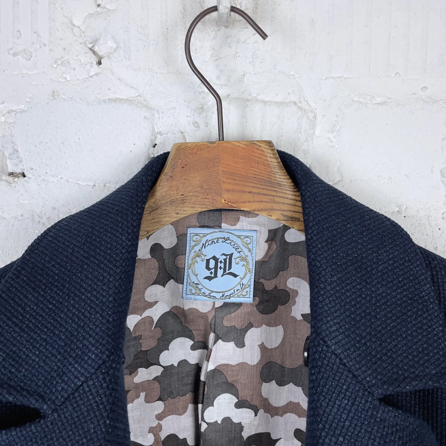 nine lives | indigo sashiko ulster coat - Image 5