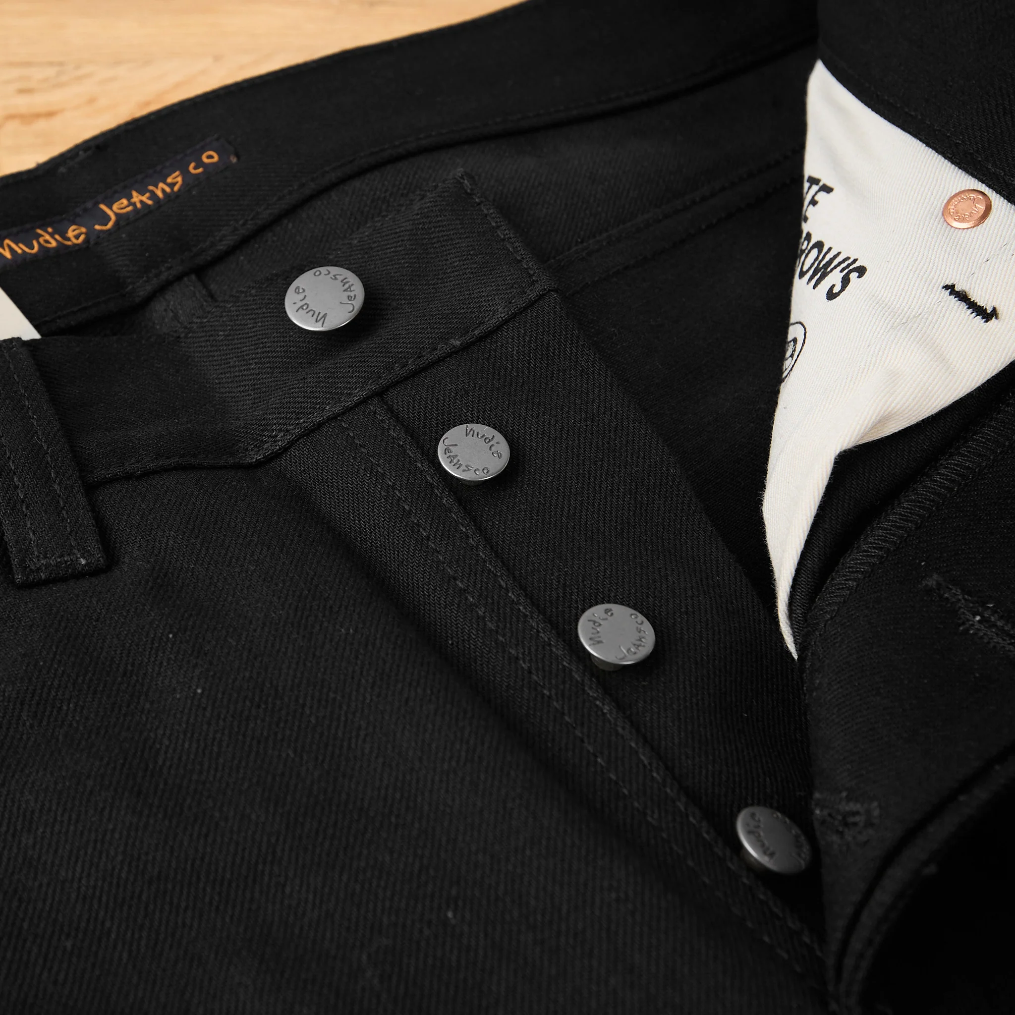 nudie jeans | rad rufus dry black selvage - Image 5