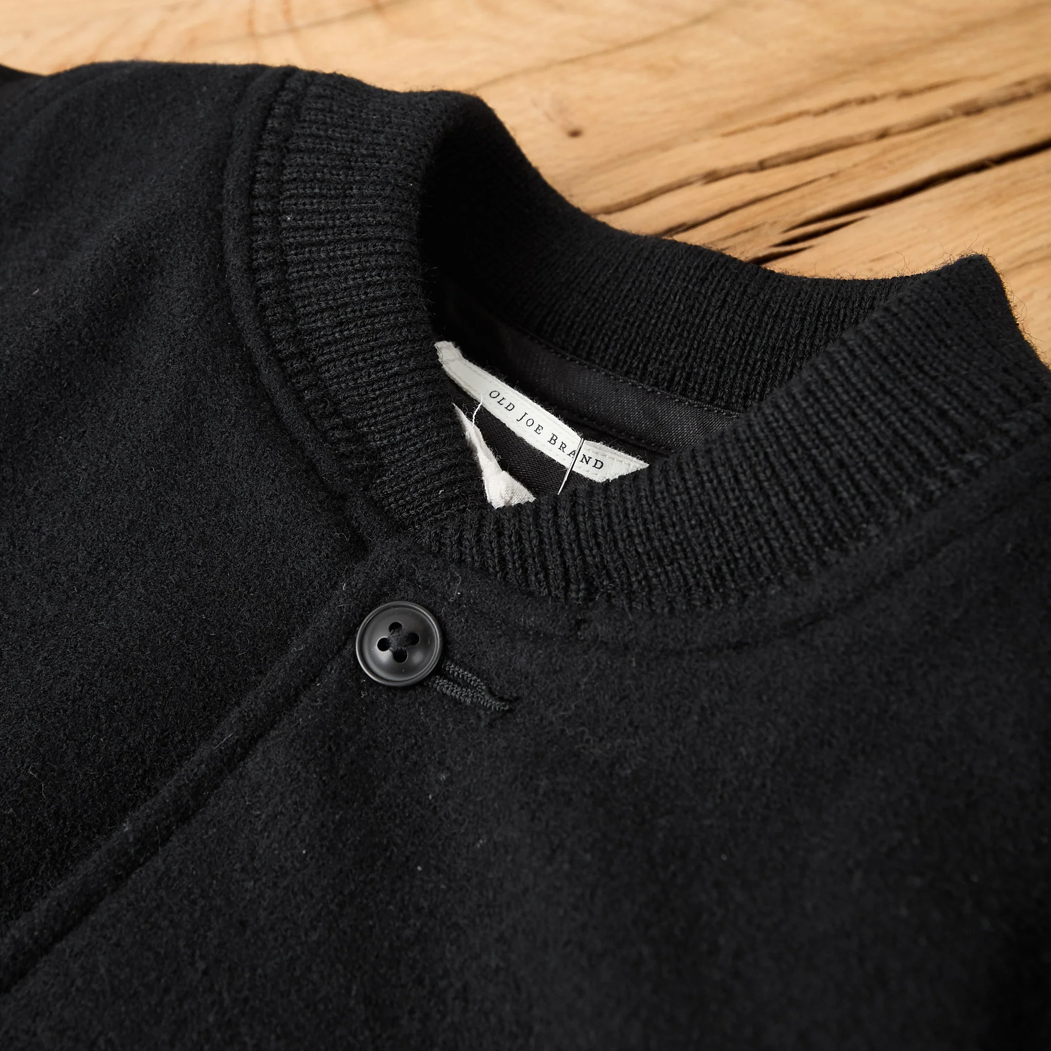 old joe brand | button-front campbell jacket - onyx x onyx - Image 4