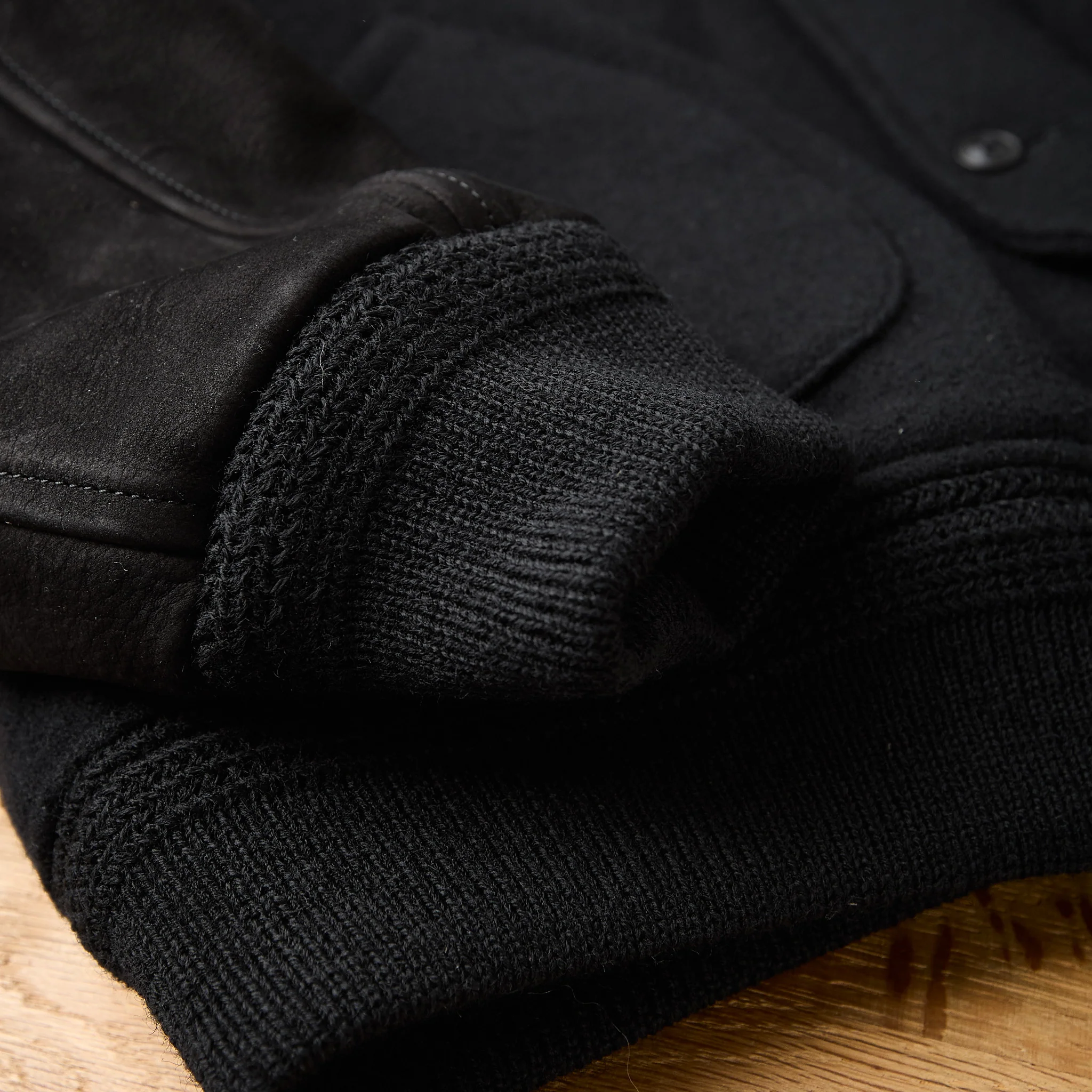 old joe brand | button-front campbell jacket - onyx x onyx - Image 5