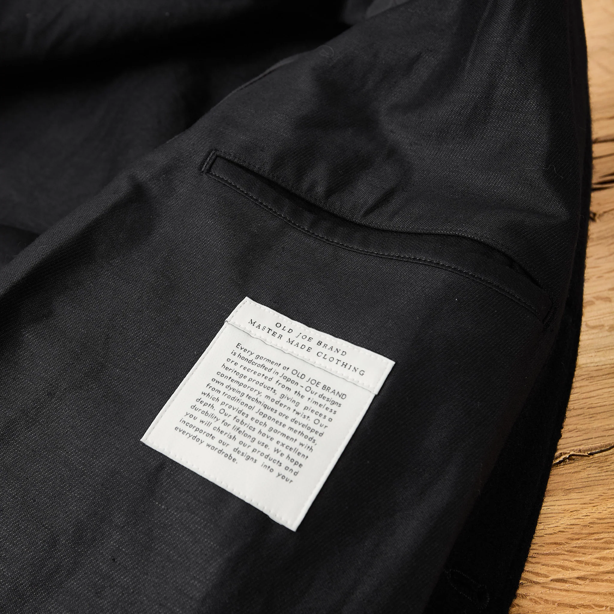 old joe brand | button-front campbell jacket - onyx x onyx - Image 7