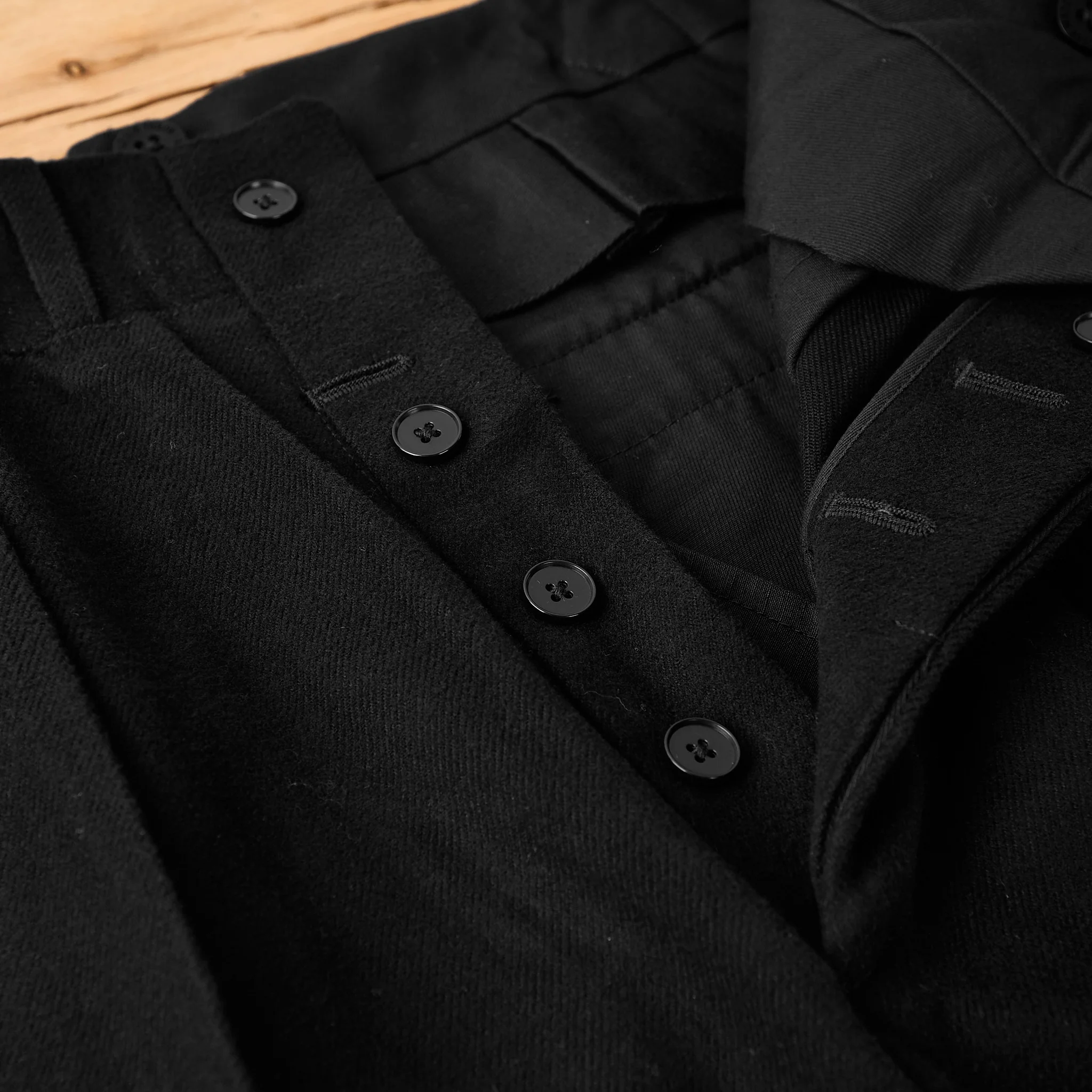 old joe brand | double-pleated smarty trouser - onyx - Image 4
