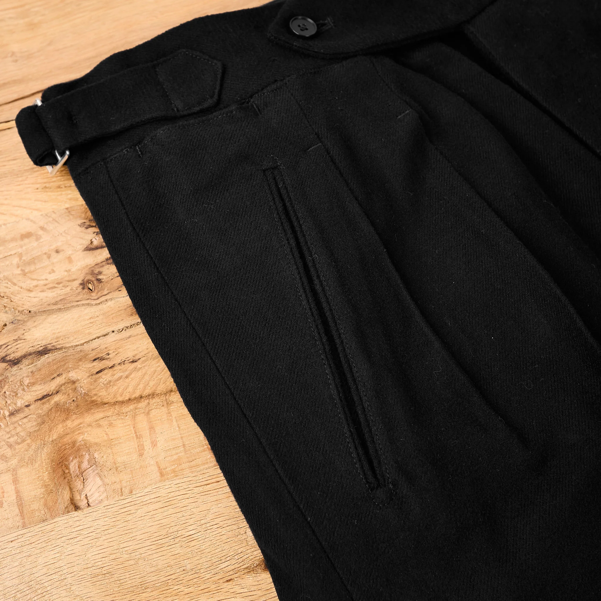 old joe brand | double-pleated smarty trouser - onyx - Image 5