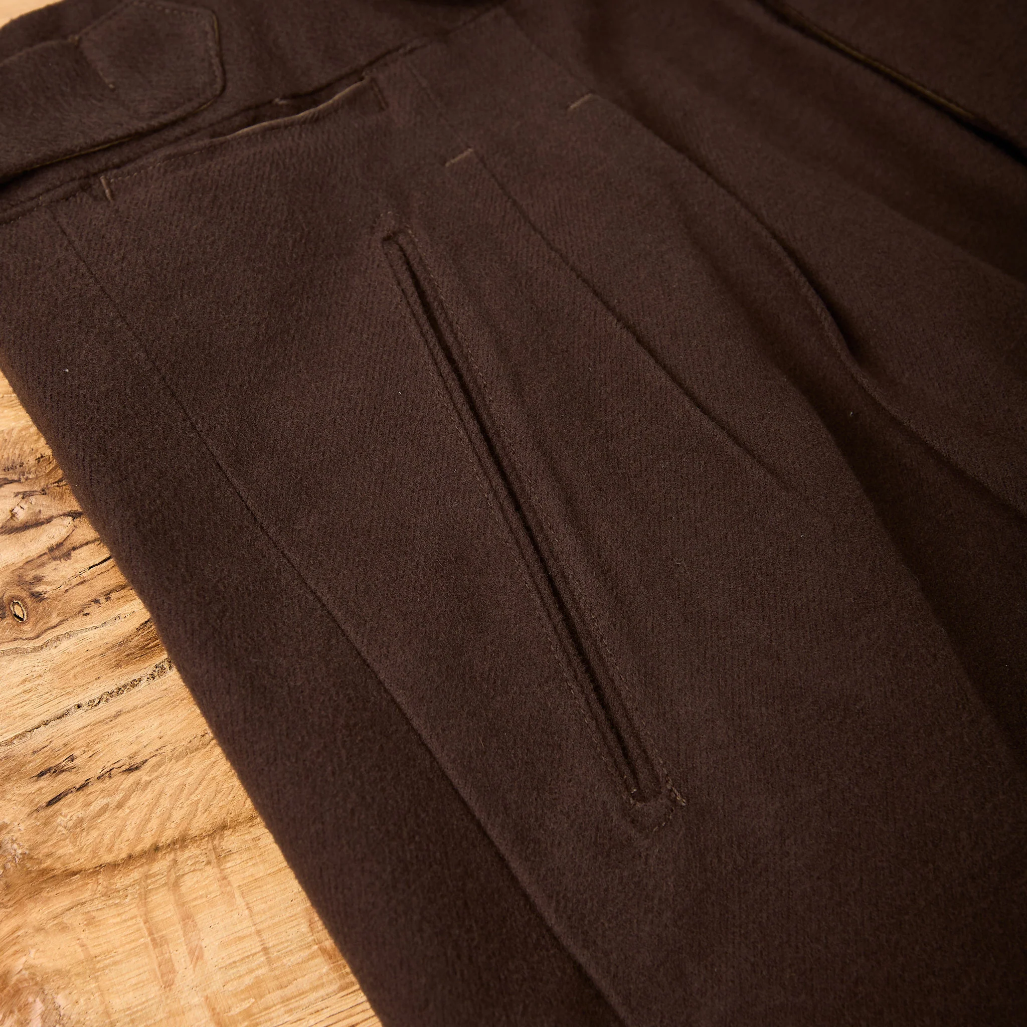old joe brand | double-pleated smarty trouser - whisky - Image 4