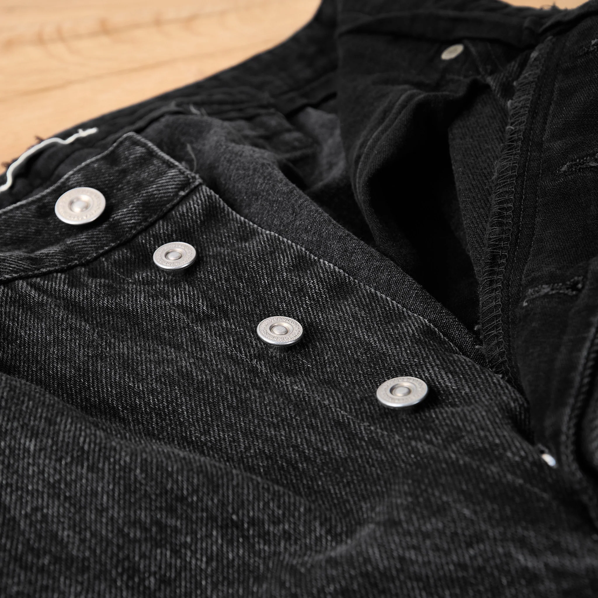 old joe brand | flat-back jean trouser "946" - graphite - Image 4