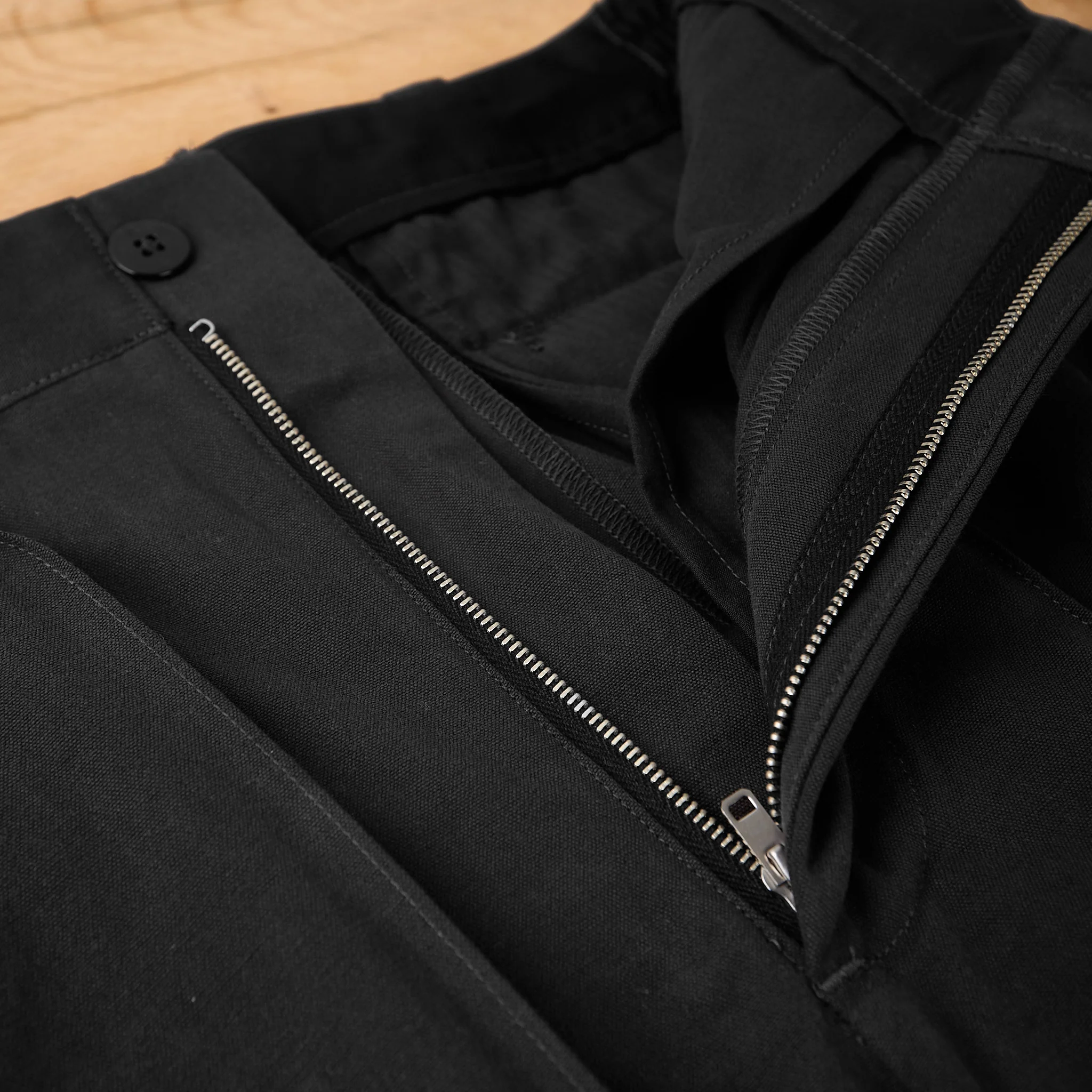 old joe brand | front tuck army trouser - black - Image 4