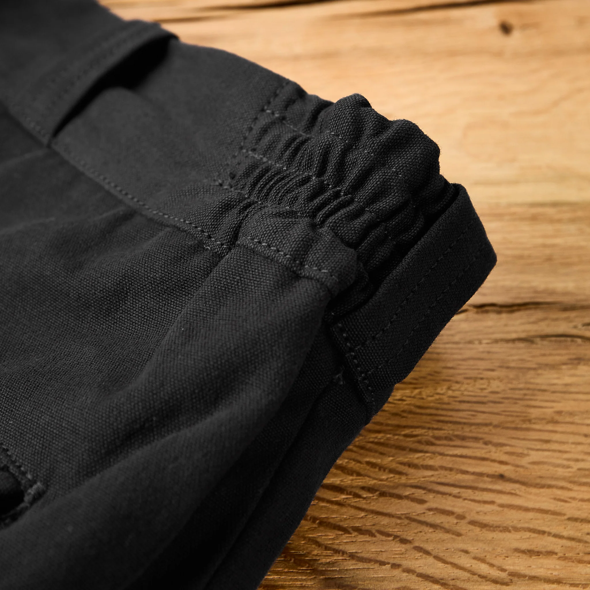 old joe brand | front tuck army trouser - black - Image 7