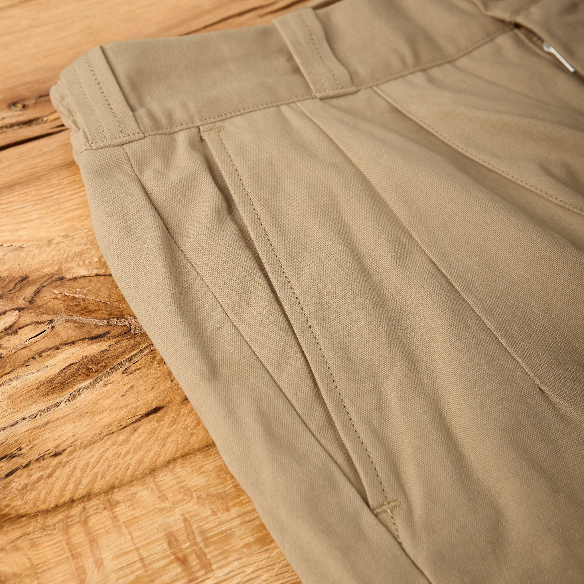 old joe brand | front tuck army trouser - dune - Image 5