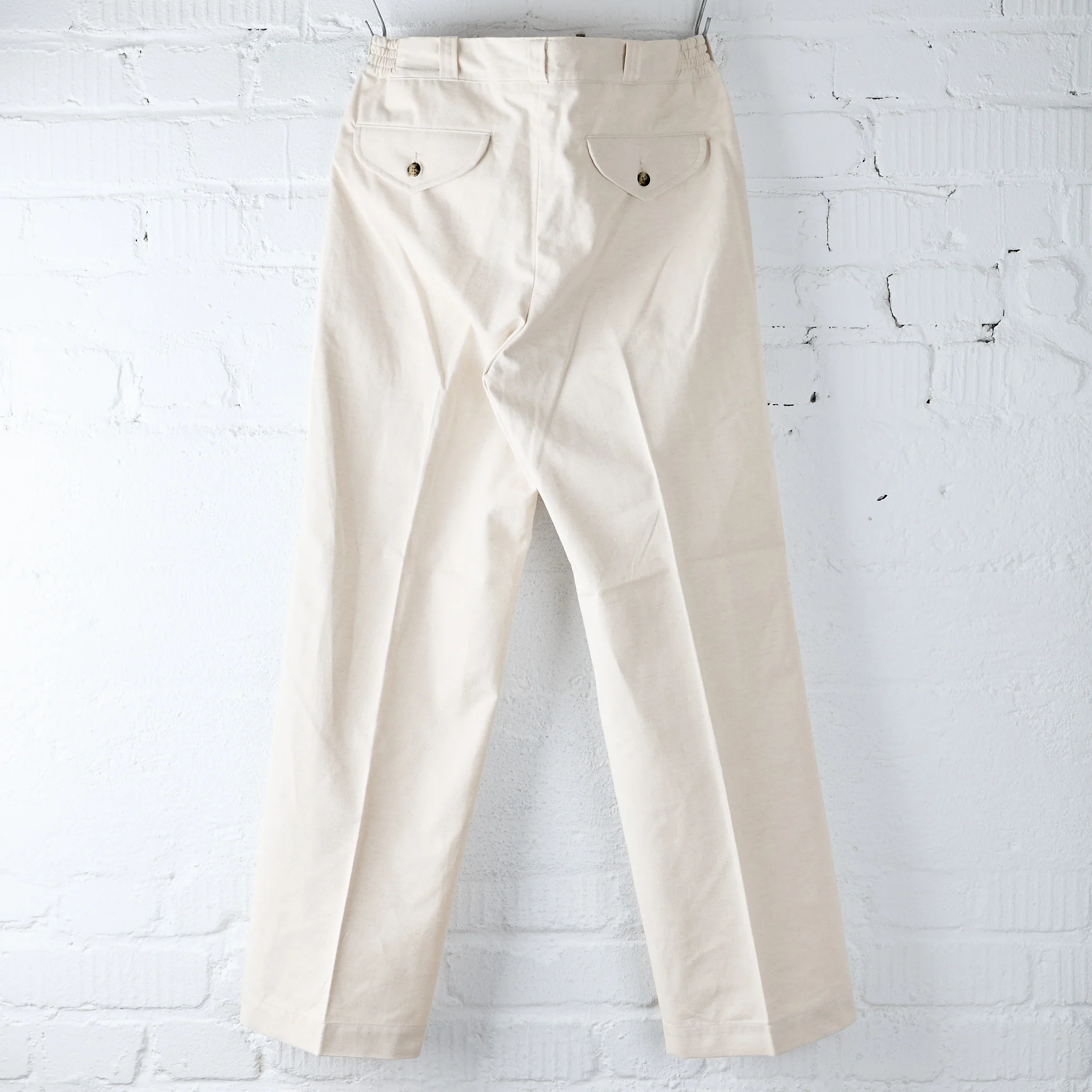 old joe brand | front tuck army trouser - natural - Image 3