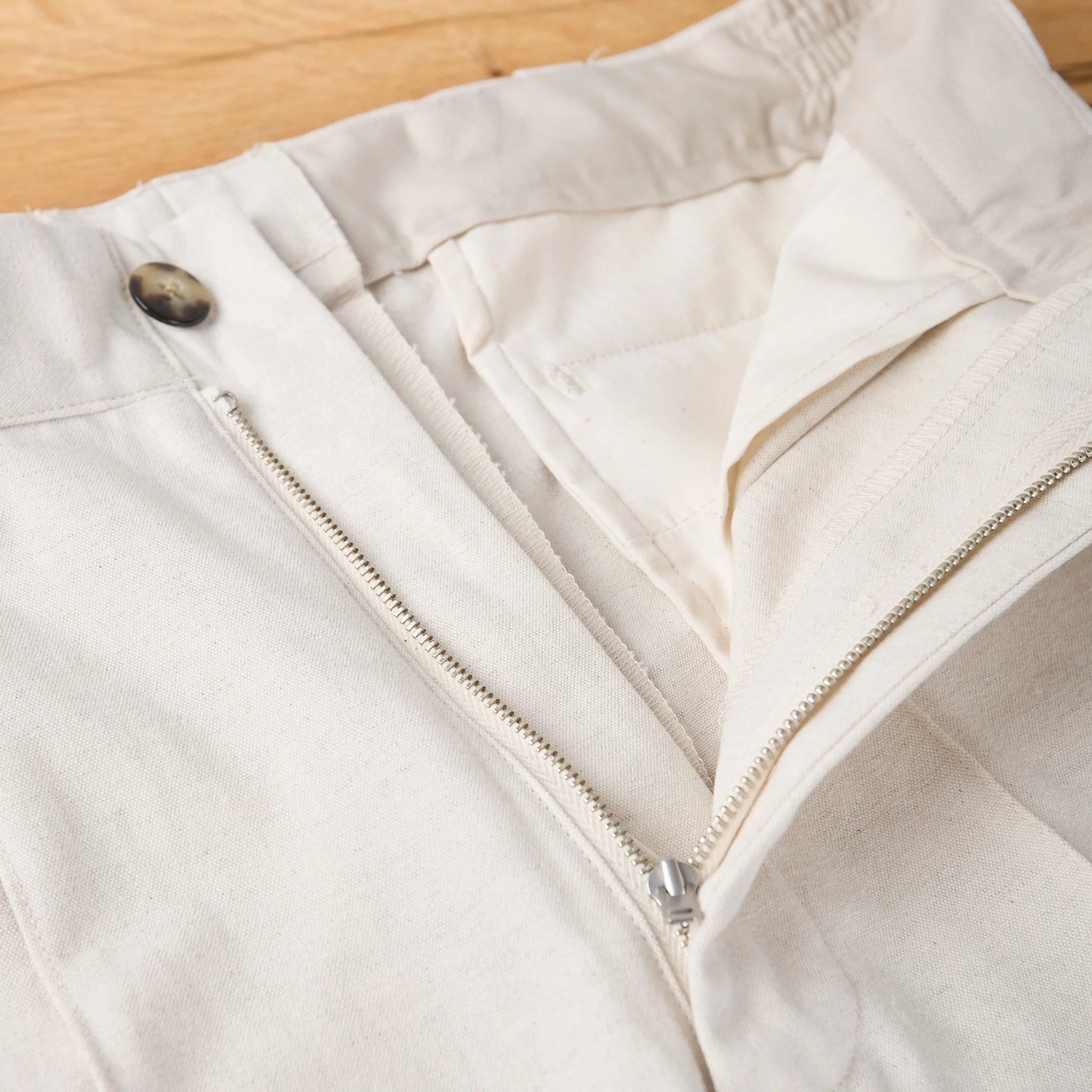 old joe brand | front tuck army trouser - natural - Image 4