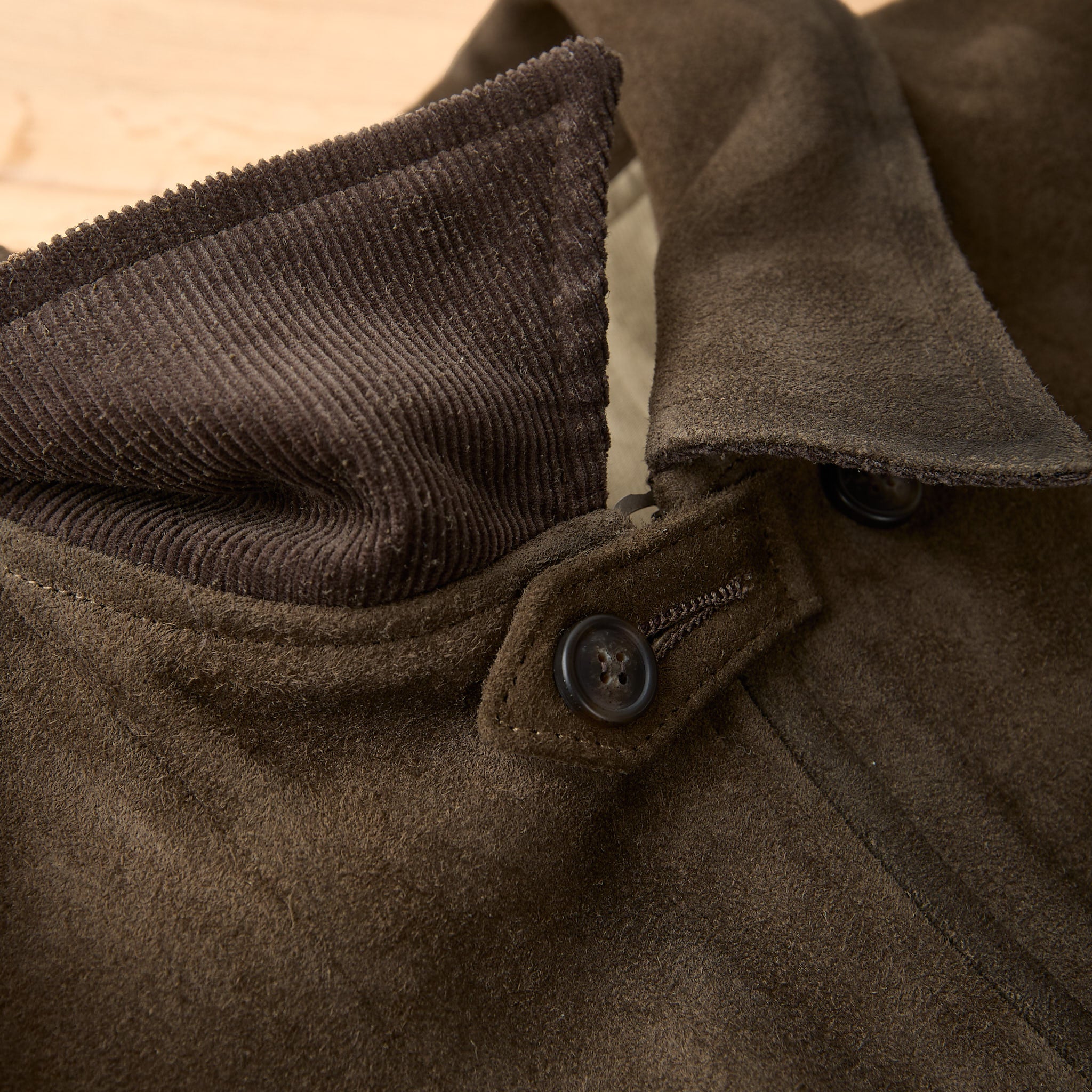 old joe brand | patina deerskin albert jacket - oak suede - Image 6
