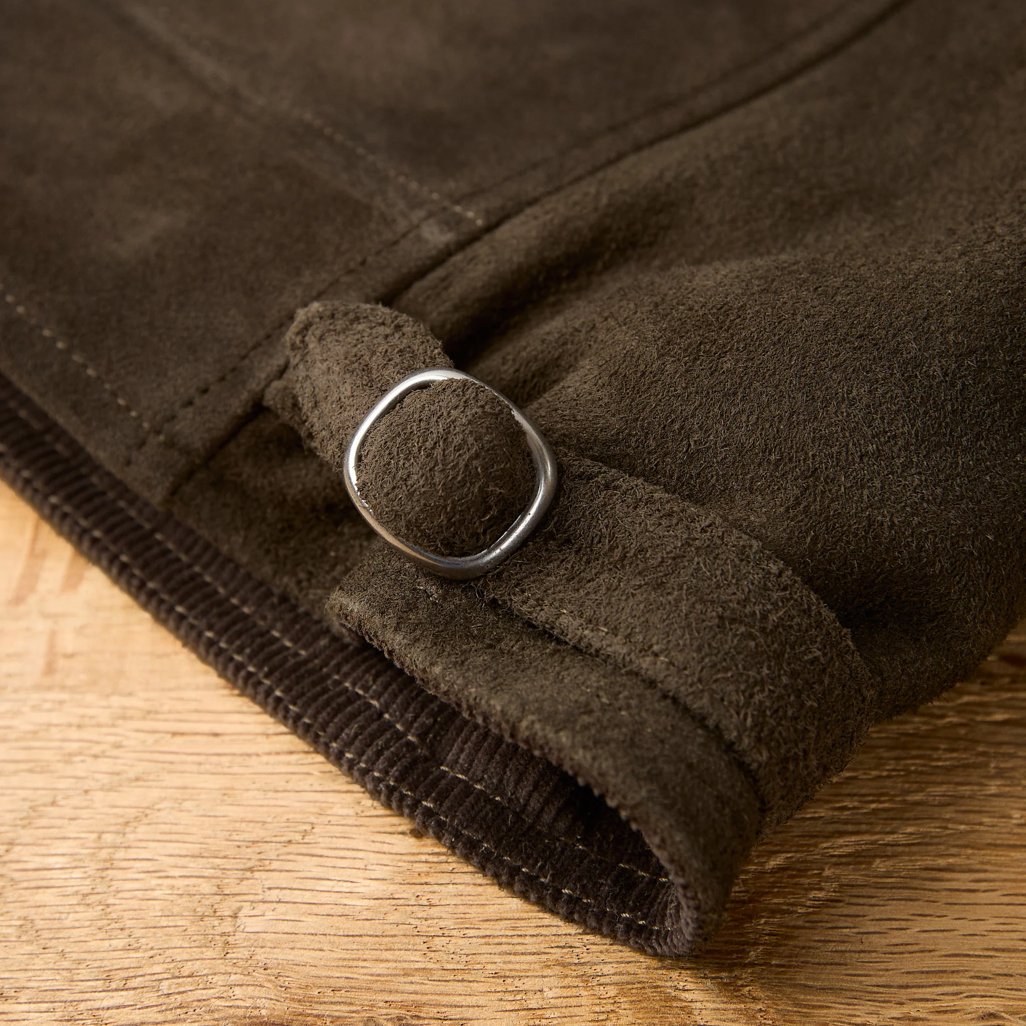 old joe brand | patina deerskin albert jacket - oak suede - Image 7
