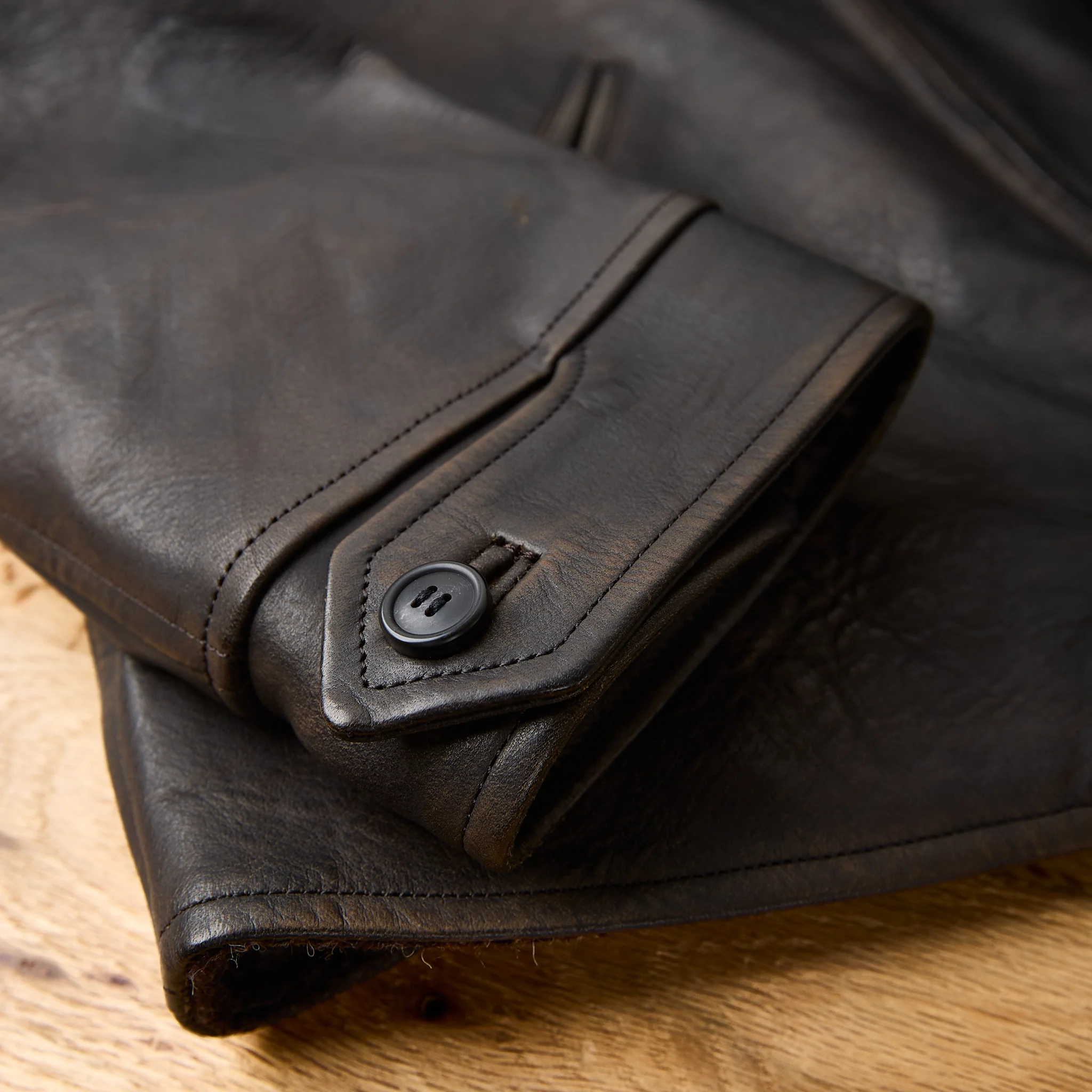 old joe brand | patina horse-hide hendrick jacket - patina brown - Image 6