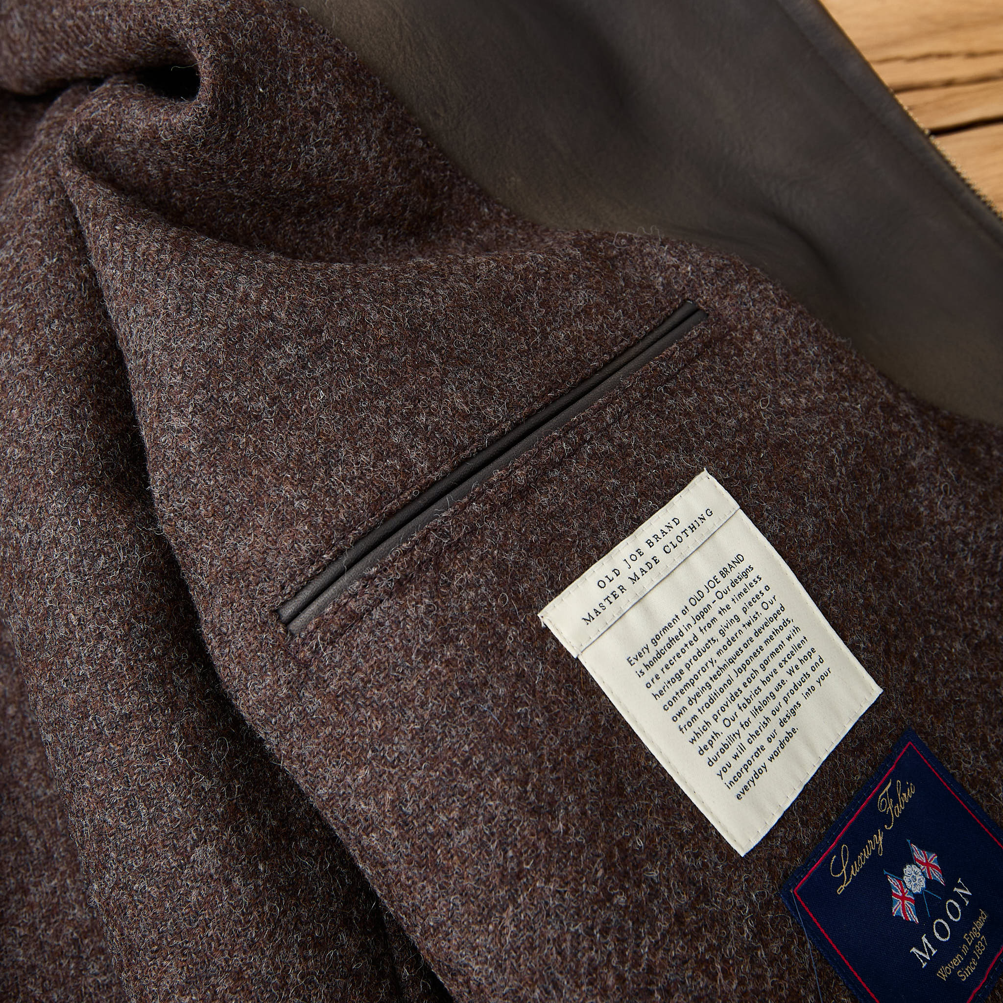 old joe brand | patina horse-hide hendrick jacket - patina brown - Image 8