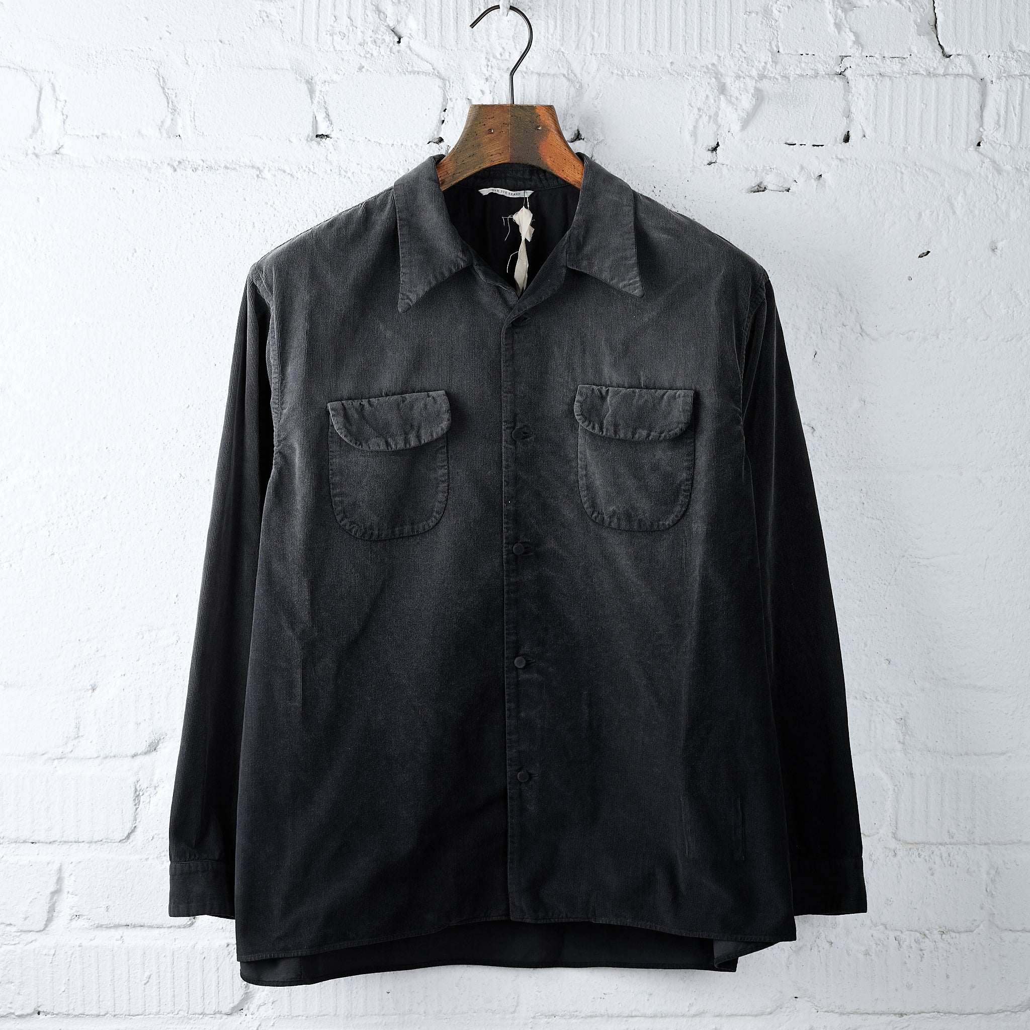 old joe brand | swallow collar nassou shirts - graphite