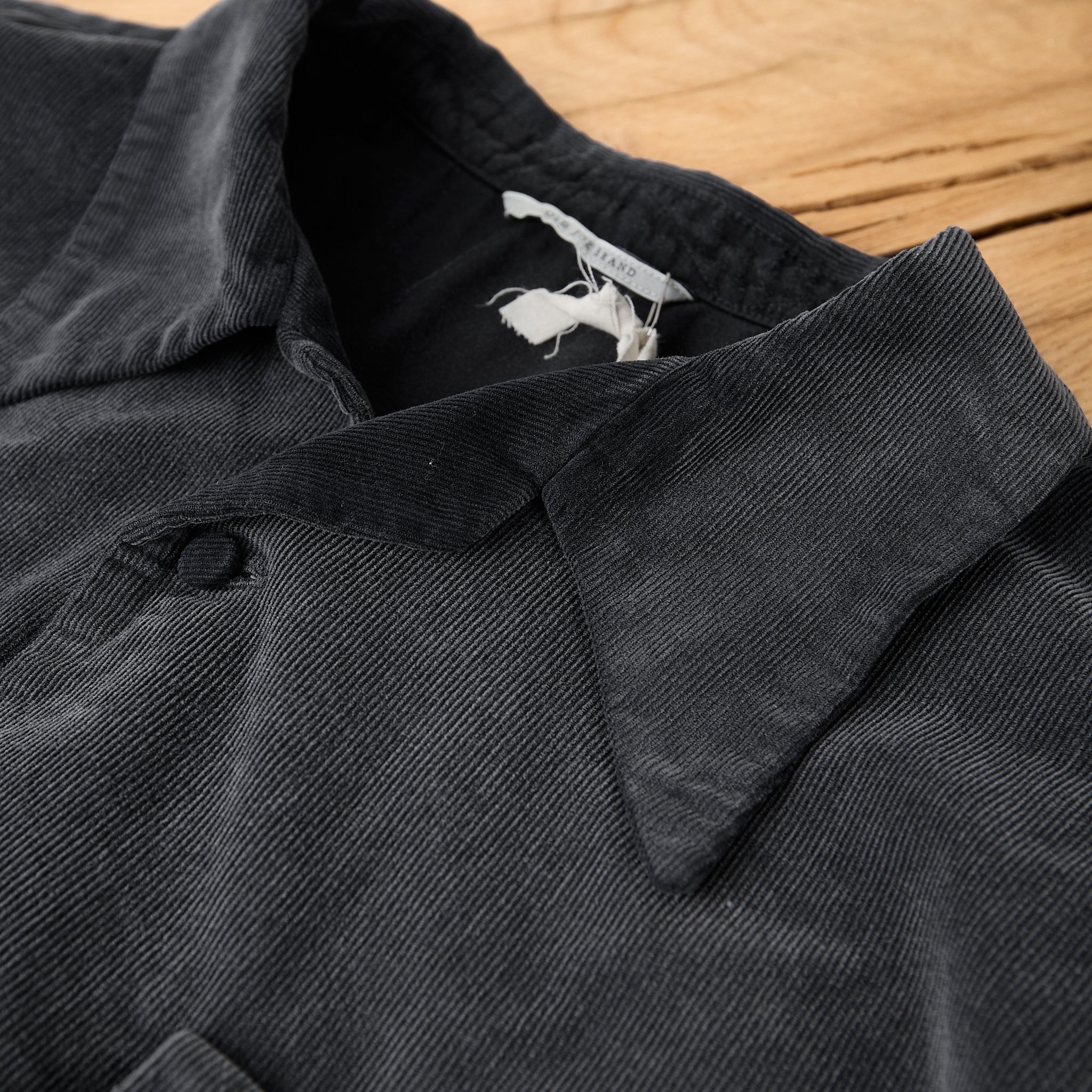 old joe brand | swallow collar nassou shirts - graphite - Image 3