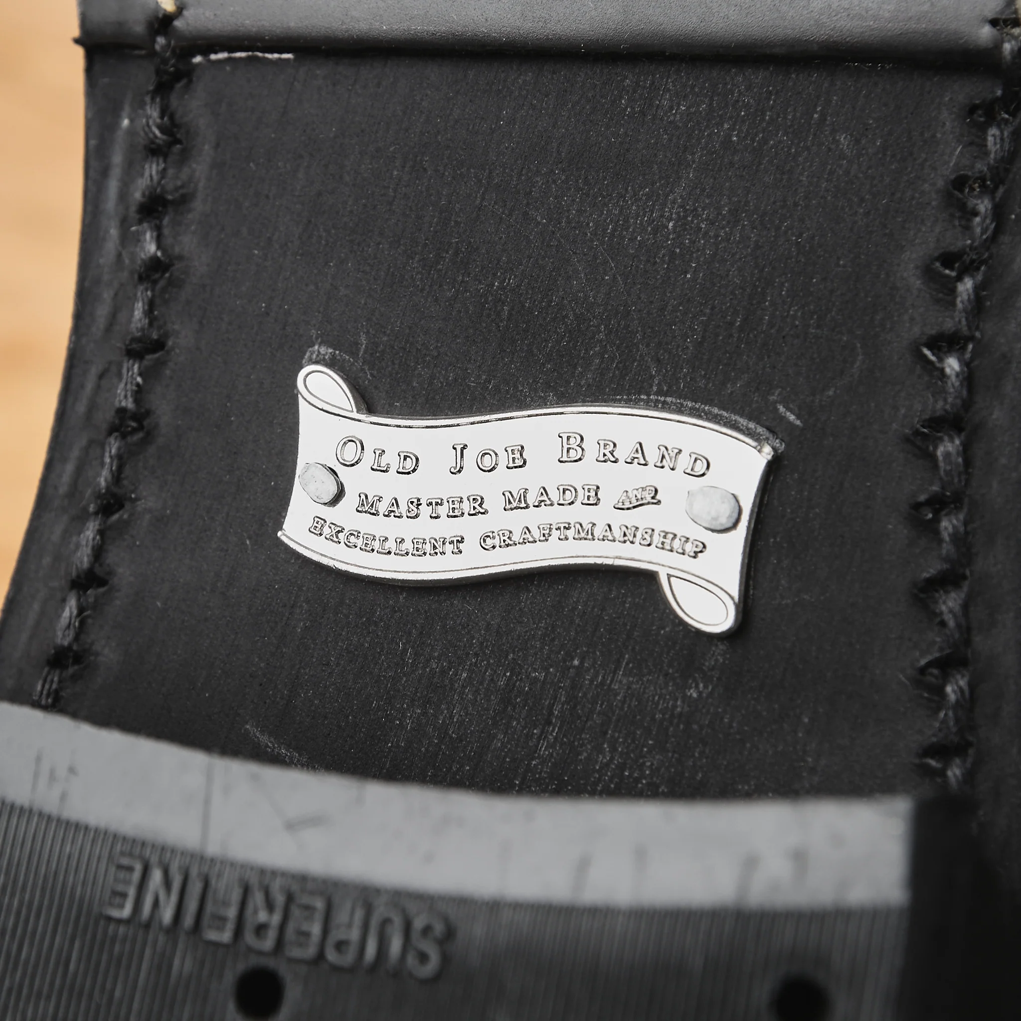 old joe brand | “the engineer” artisan leather engineer boots  - black - Image 6