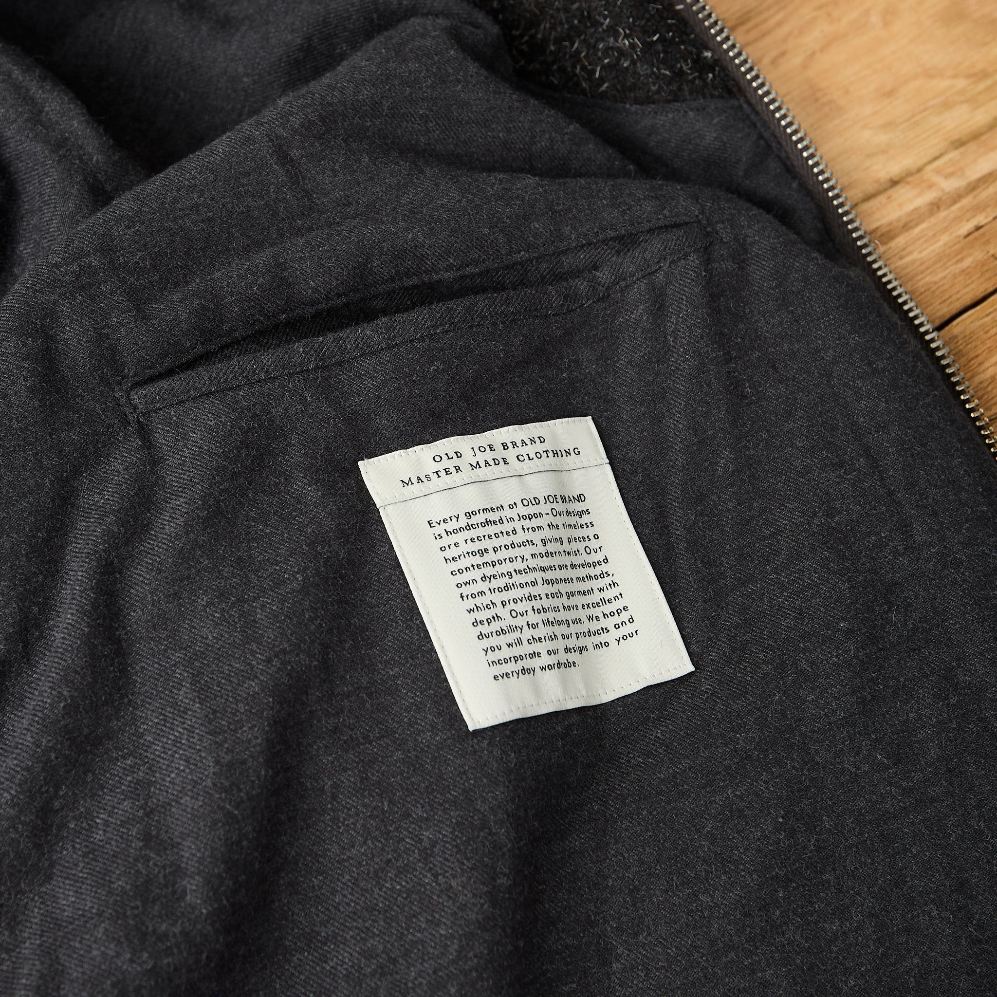 old joe brand | zip-front monarch jacket - whisky - Image 7