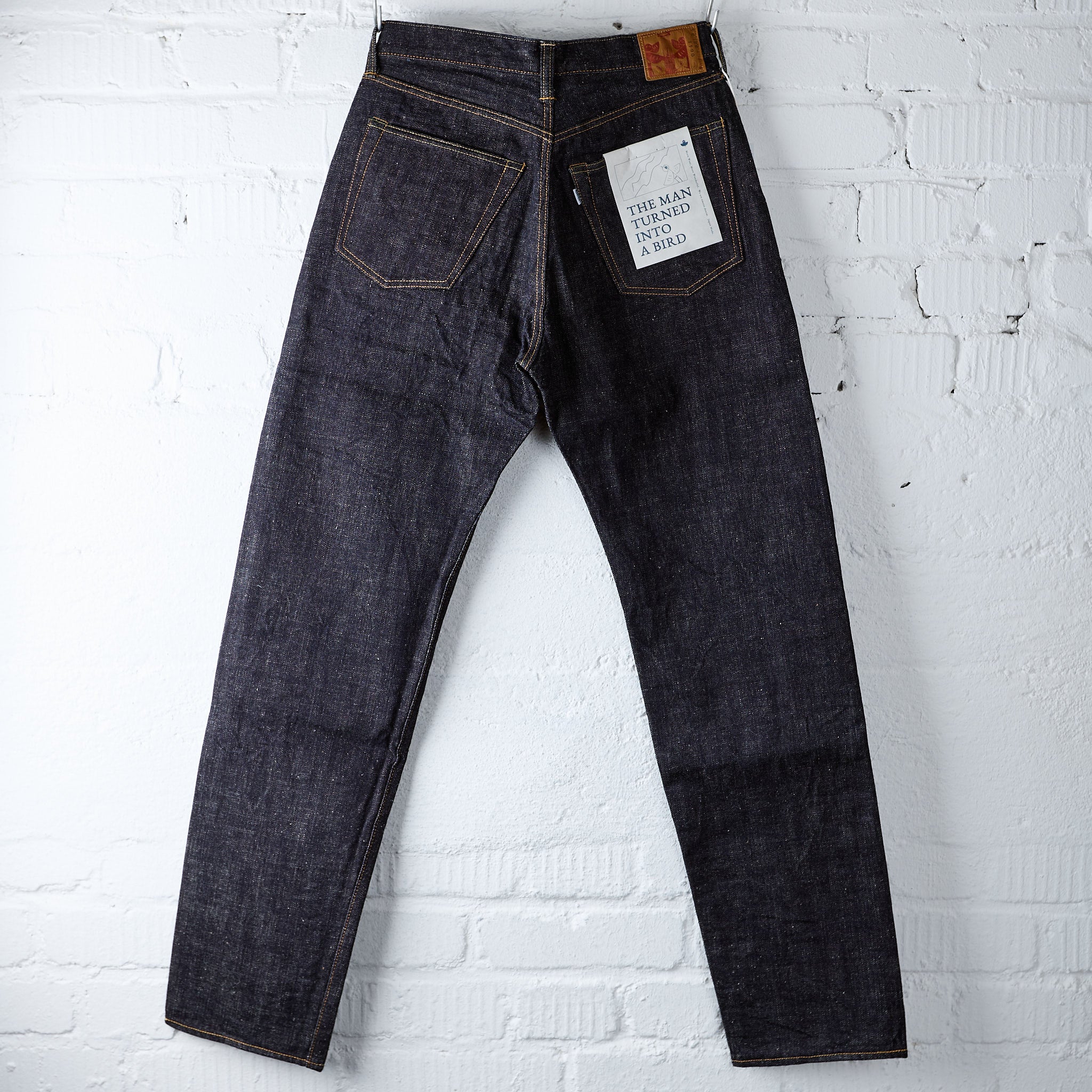 omoto denim | 0611 15.5oz slub nep relax fit jeans - Image 3