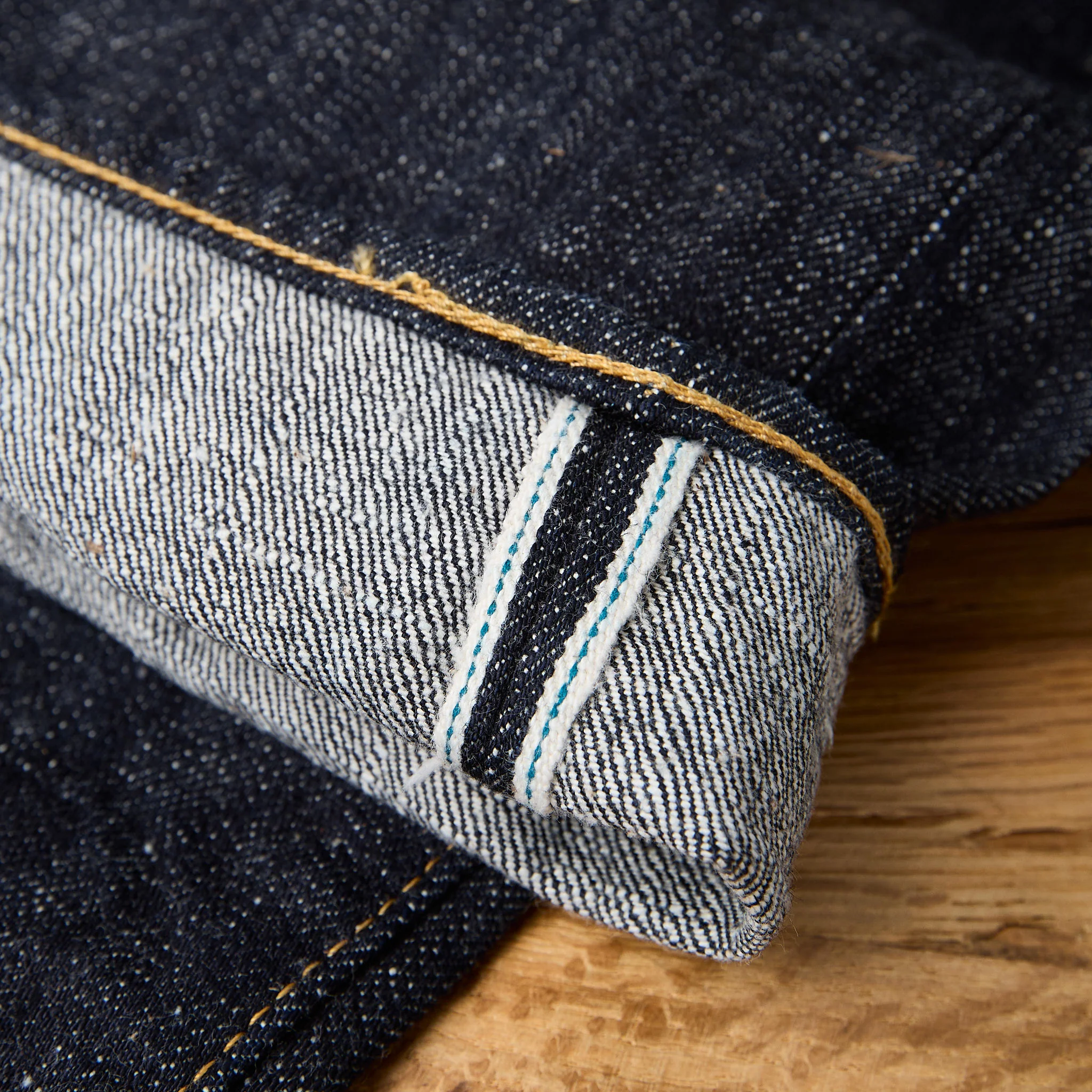 omoto denim | 0611 15.5oz slub nep relax fit jeans - Image 7
