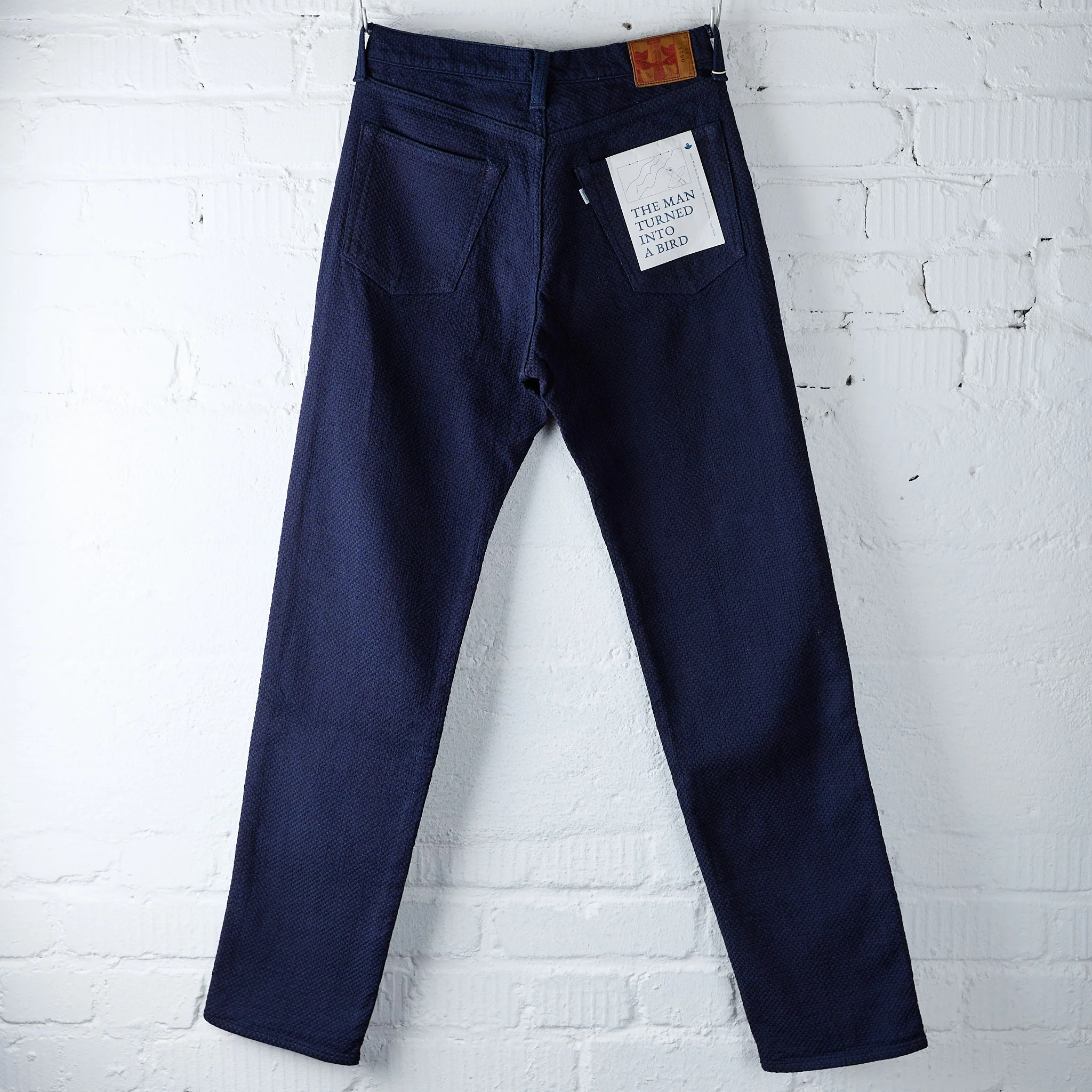 omoto denim | 0621 15oz ori-sashi sashiko relax fit - Image 3
