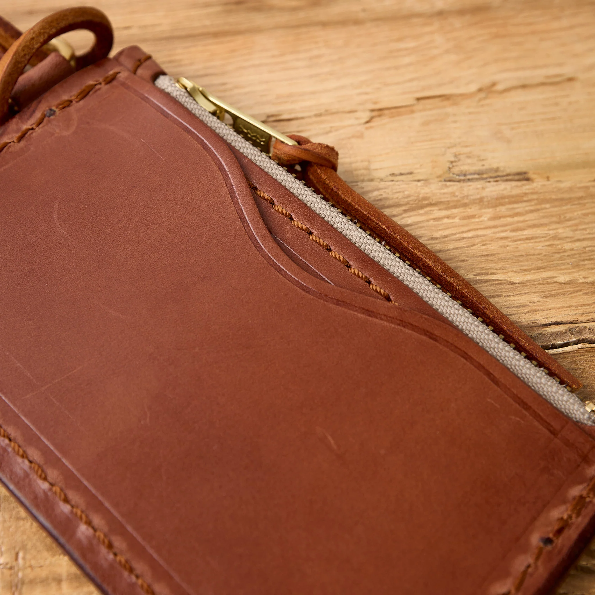 ondura durable goods | mini biker wallet - brown - Image 4