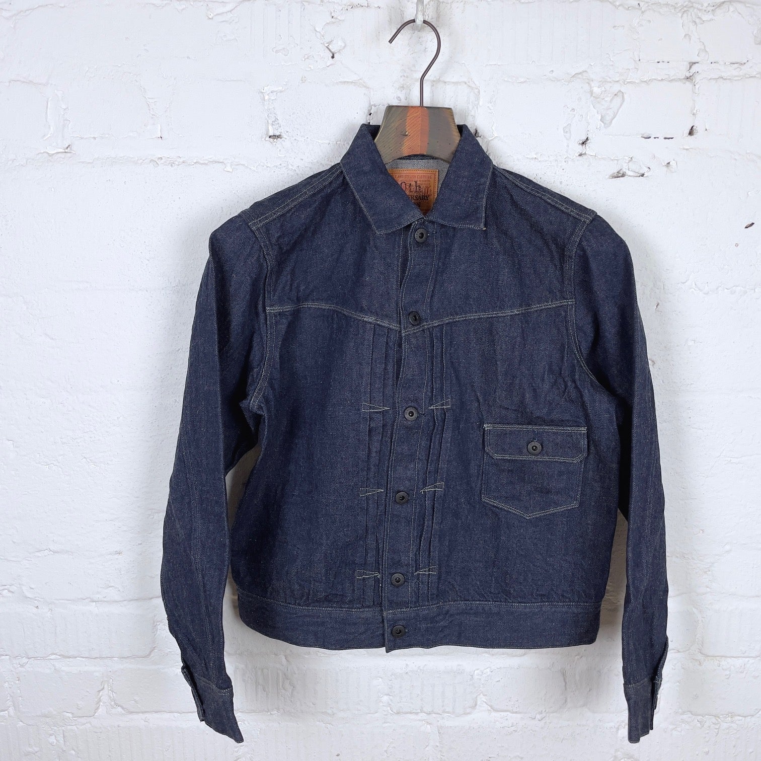 orgueil | or-4237 natural indigo denim jacket