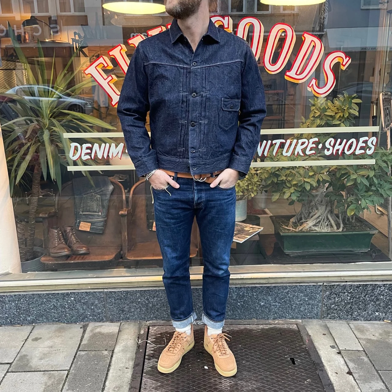 orgueil | or-4237 natural indigo denim jacket - Image 2