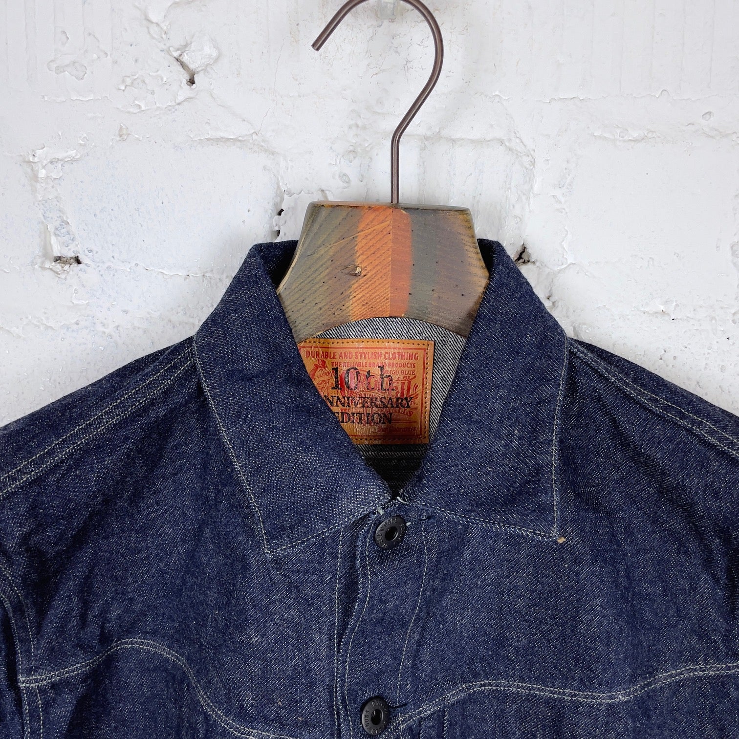 orgueil | or-4237 natural indigo denim jacket - Image 4