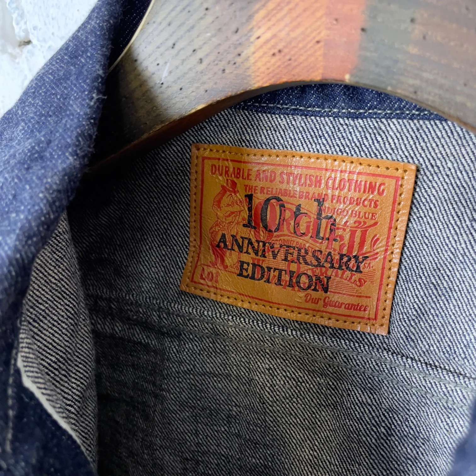 orgueil | or-4237 natural indigo denim jacket - Image 5