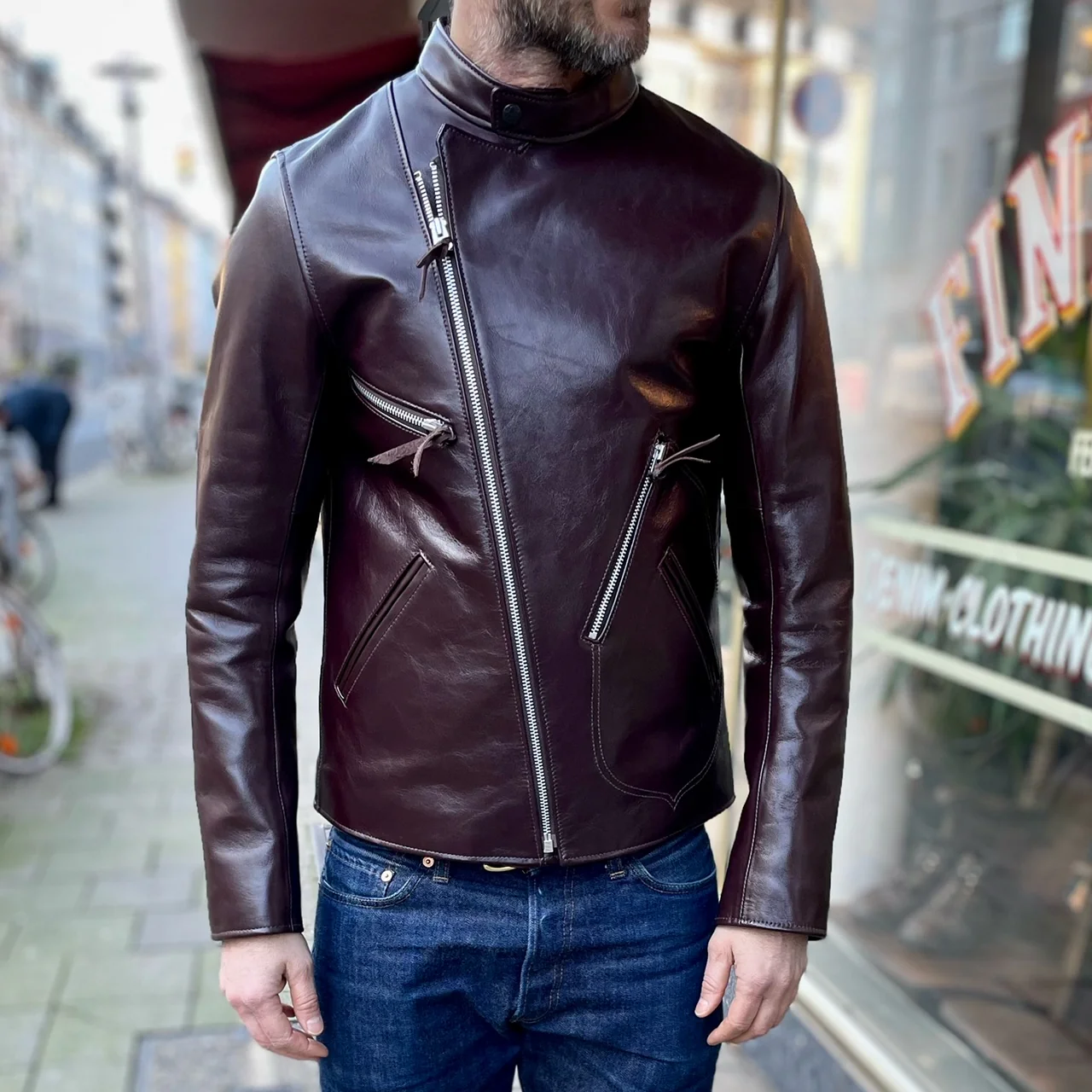 orgueil | or-4255 aviator jacket brown - Image 2