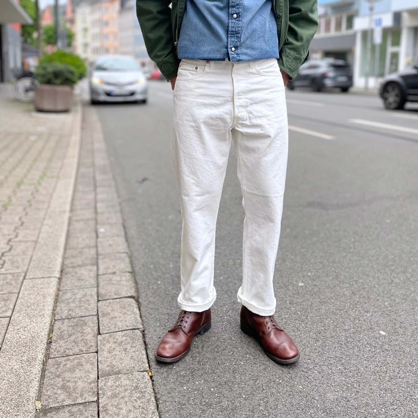 orslow | 105 standard fit jeans 80's white - Image 3