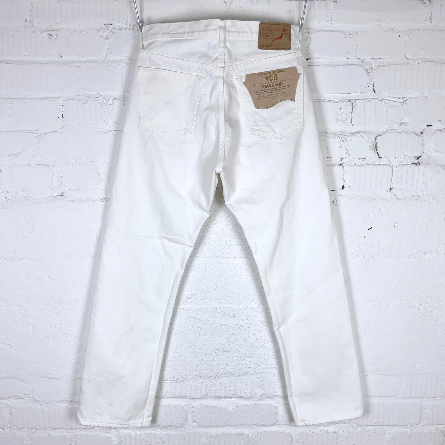 orslow | 105 standard fit jeans 80's white - Image 4