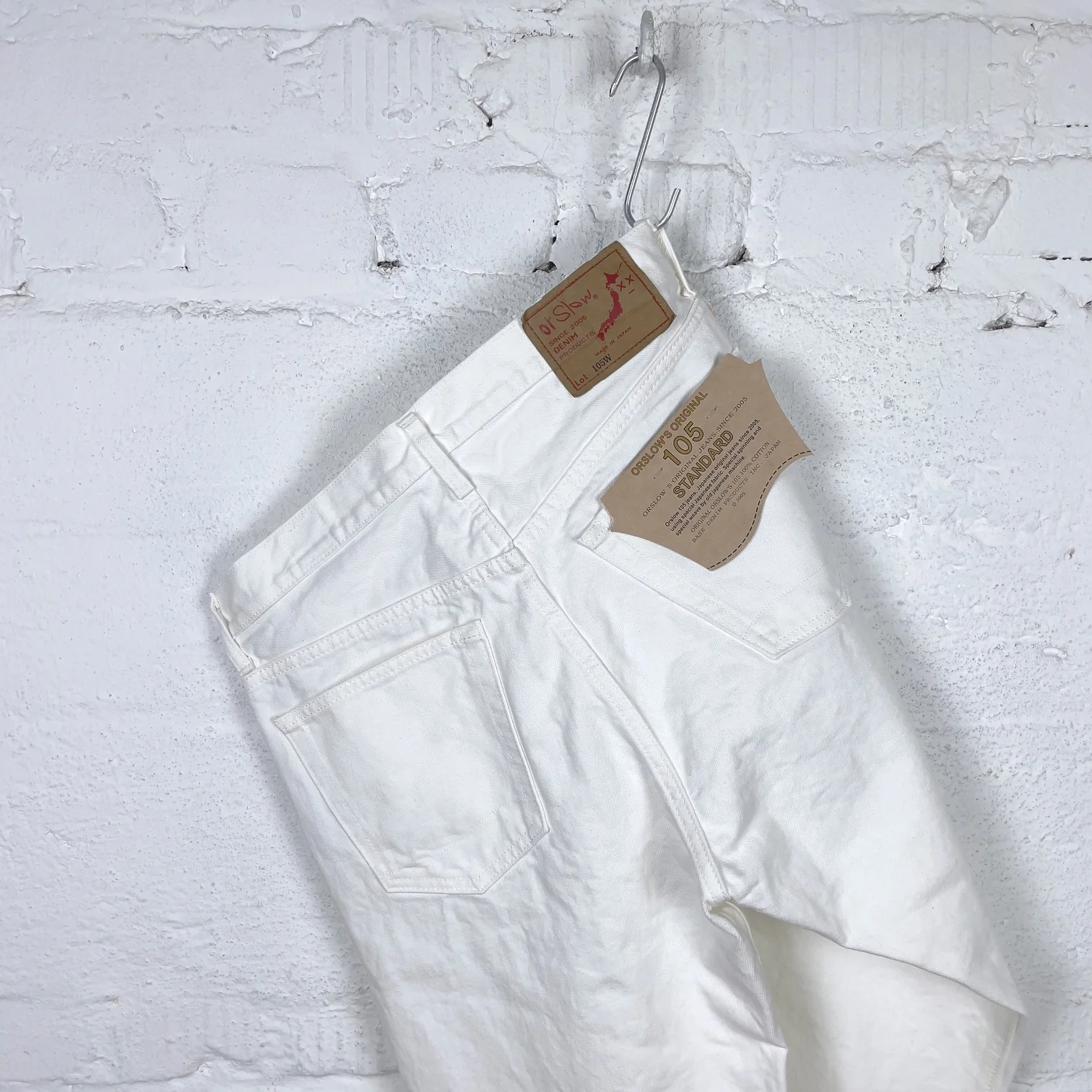 orslow | 105 standard fit jeans 80's white - Image 5