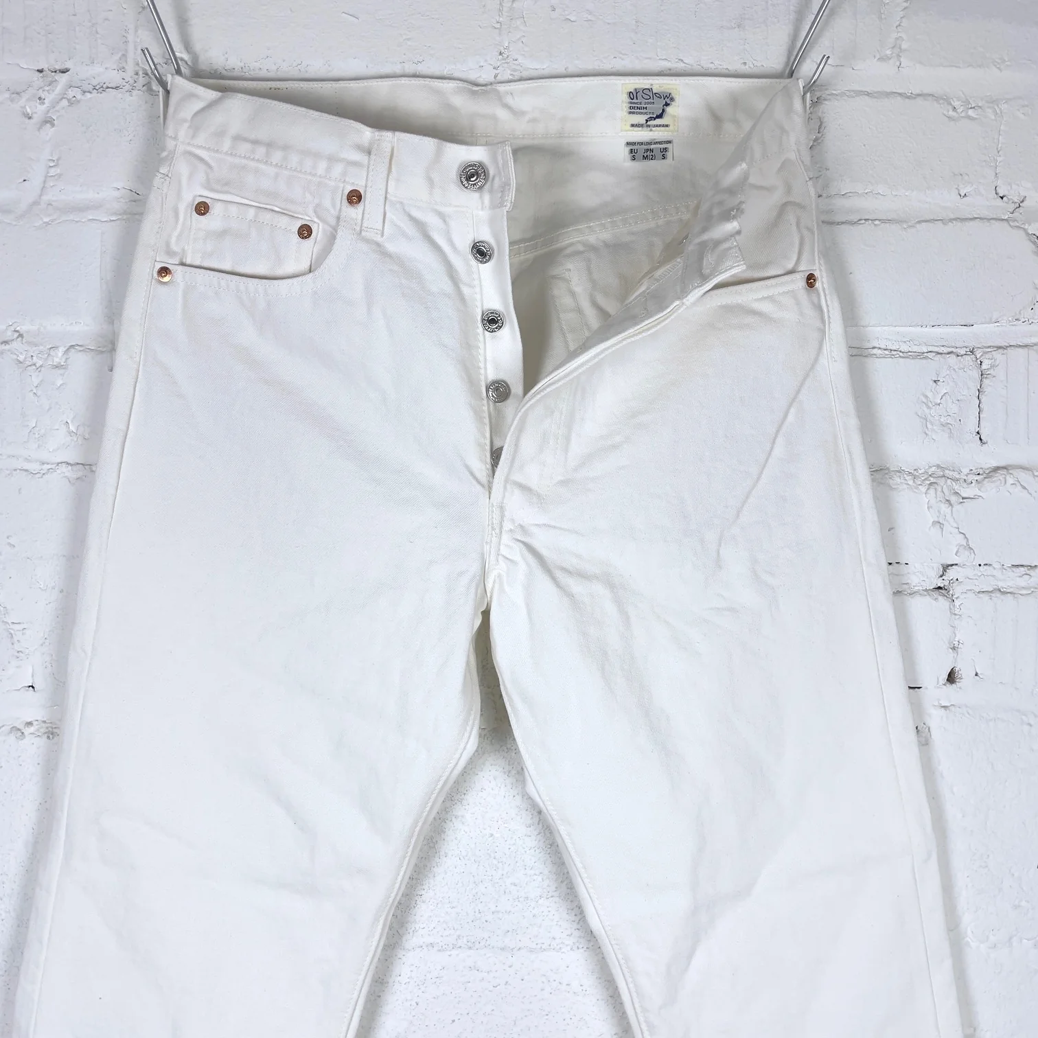 orslow | 105 standard fit jeans 80's white - Image 6