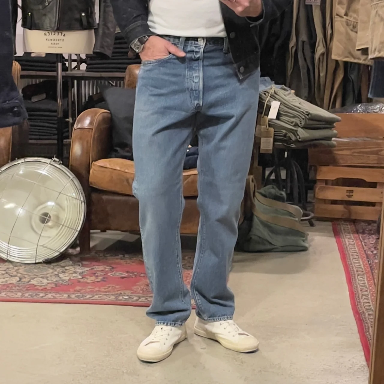 orslow | 105 standard fit jeans 90's denim used - Image 2