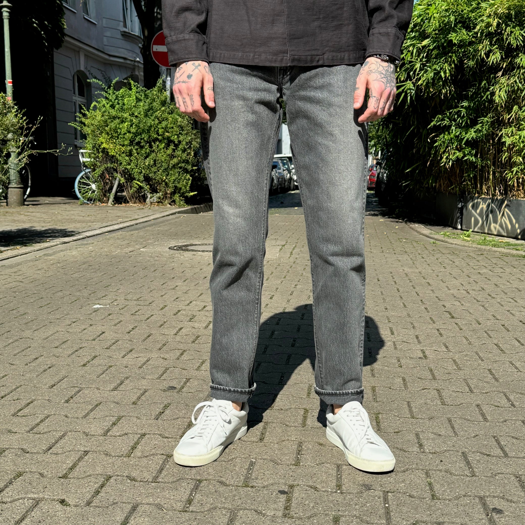 orslow | 107 ivy fit jeans black denim stone - Image 2