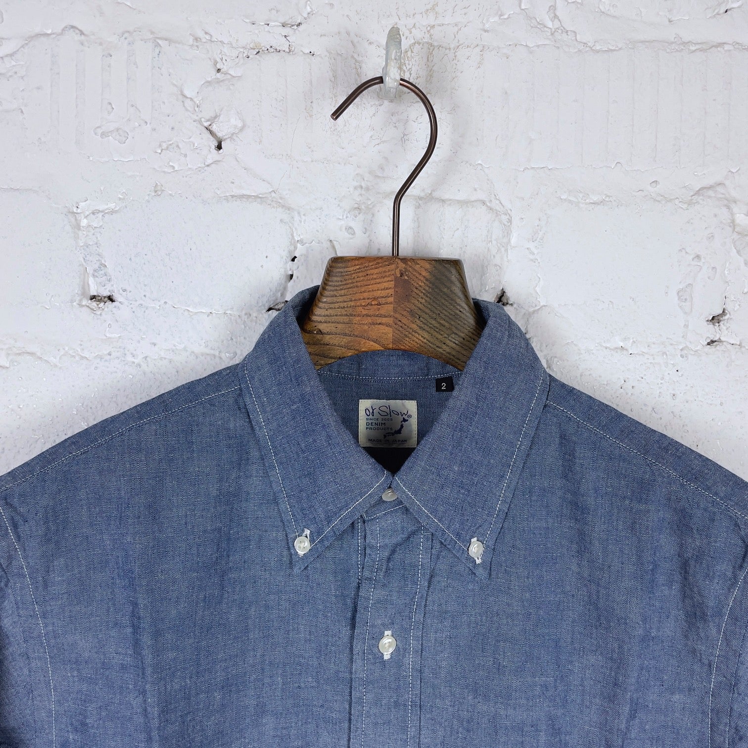 orslow | button down chambray shirt (old fit) - Image 4