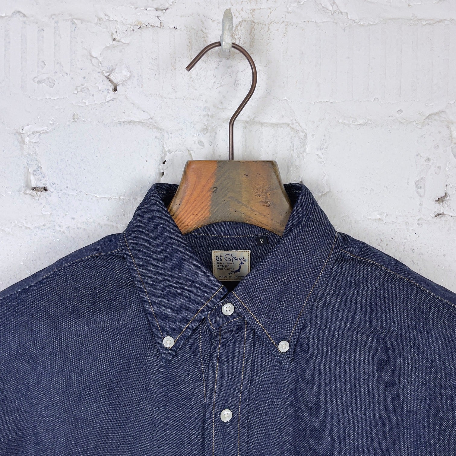 orslow | button down denim shirt (old fit) - Image 4