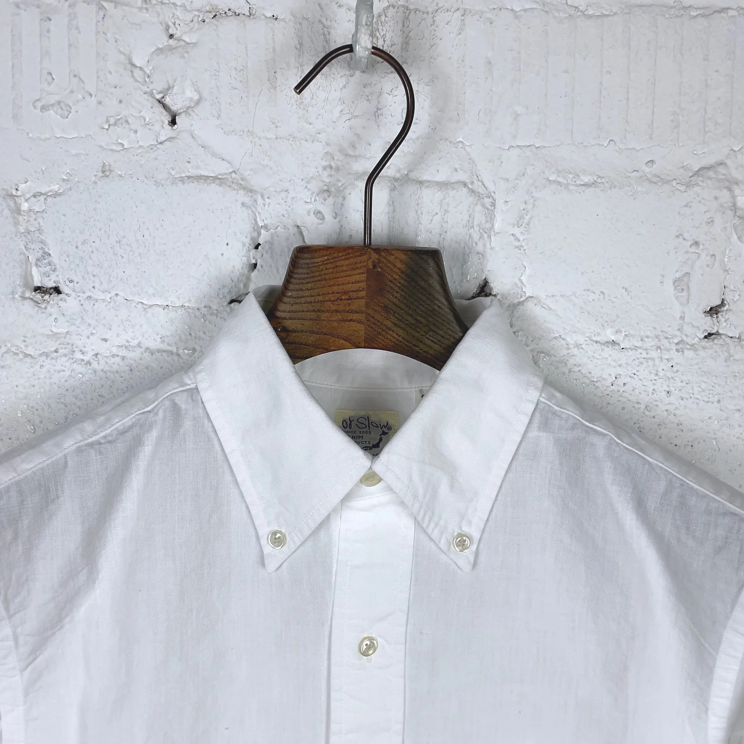 orslow | button down white chambray shirt (old fit) - Image 4