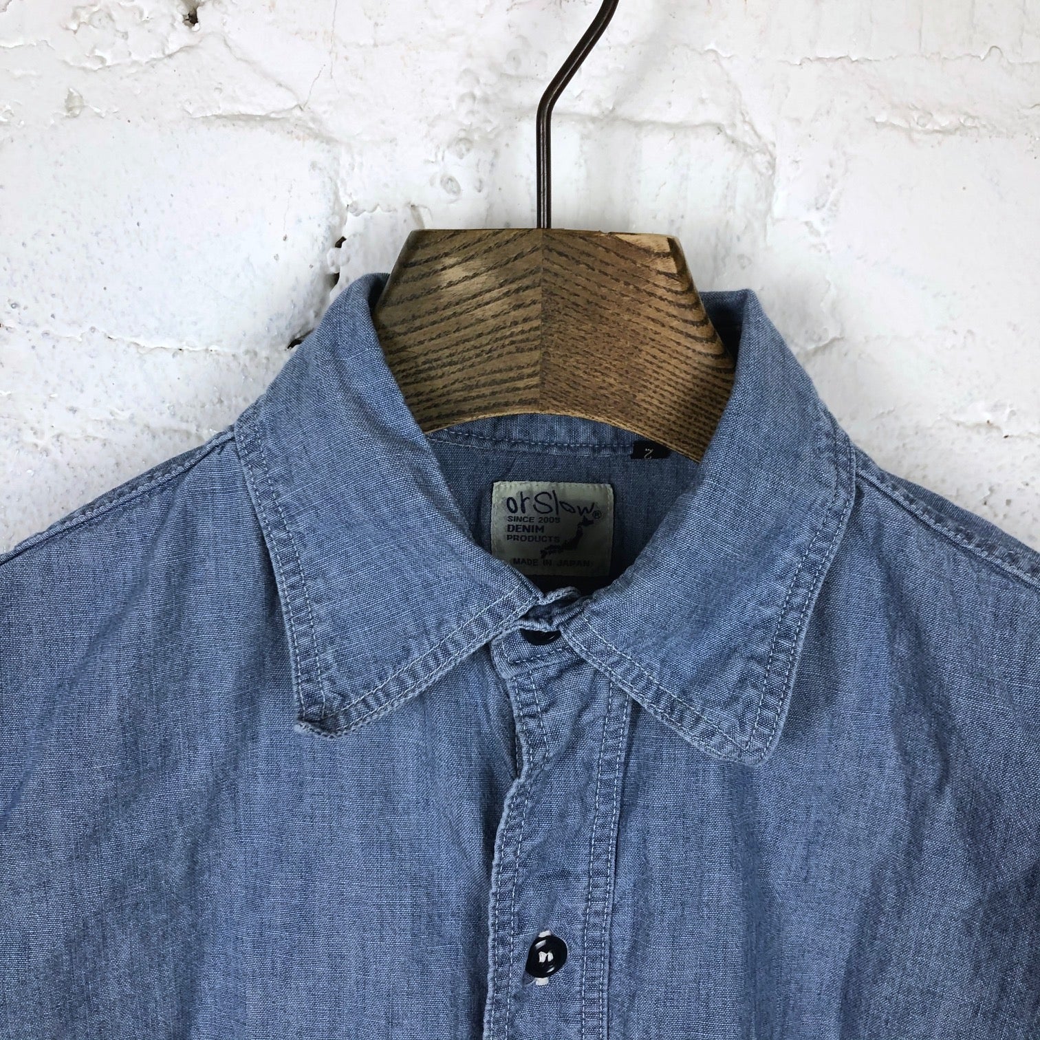 orslow | chambray work shirt vintage fit - Image 4