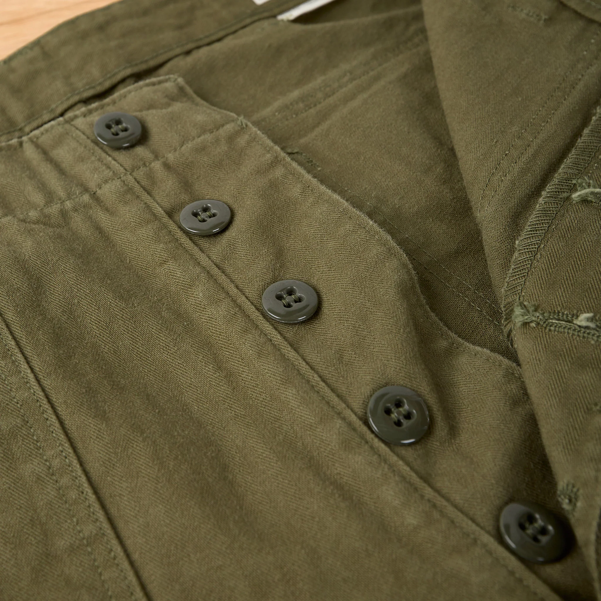 orslow | herringbone vintage fit fatigue pants - Image 4